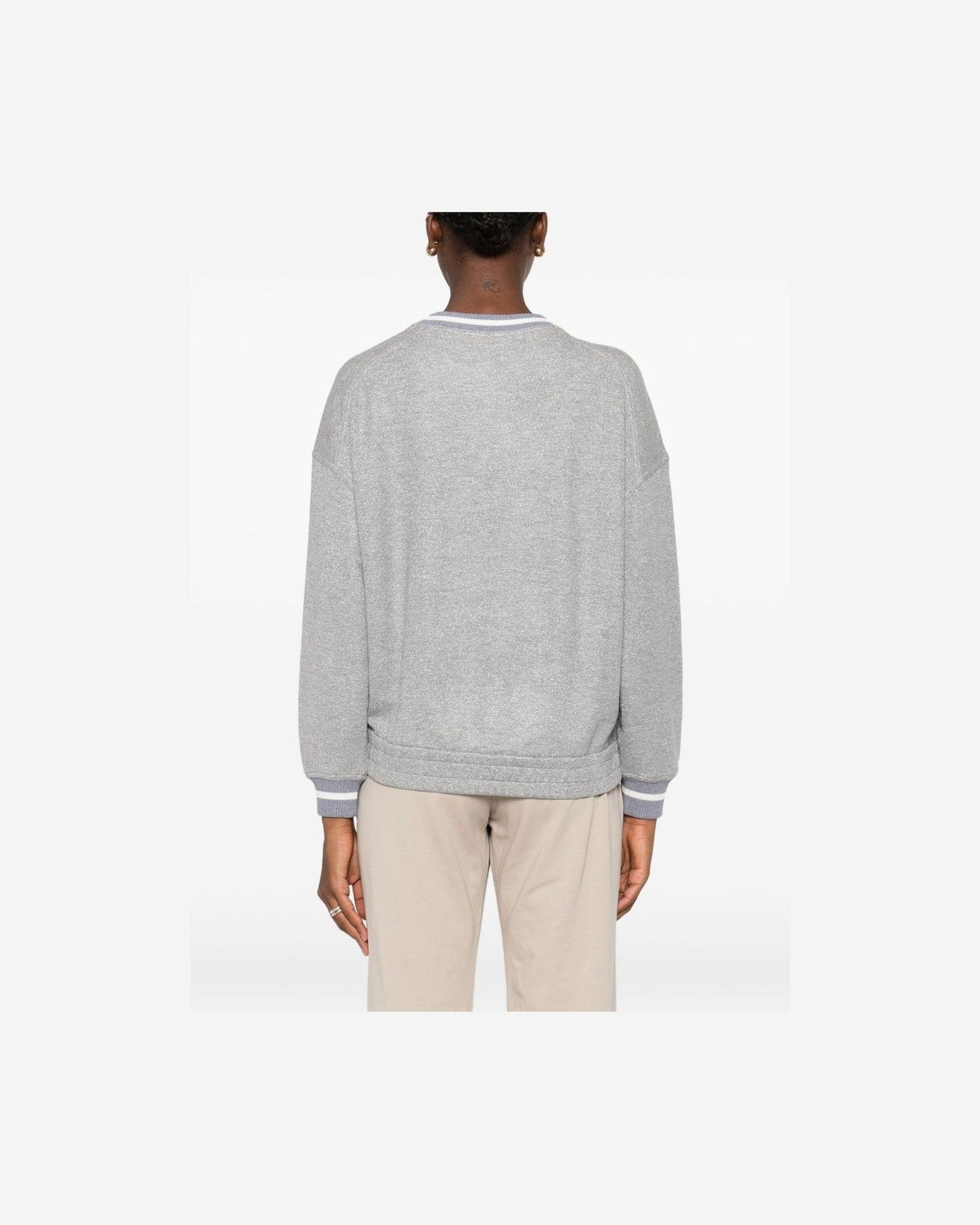 Brunello Cucinelli Grey Sweater Glam Steals