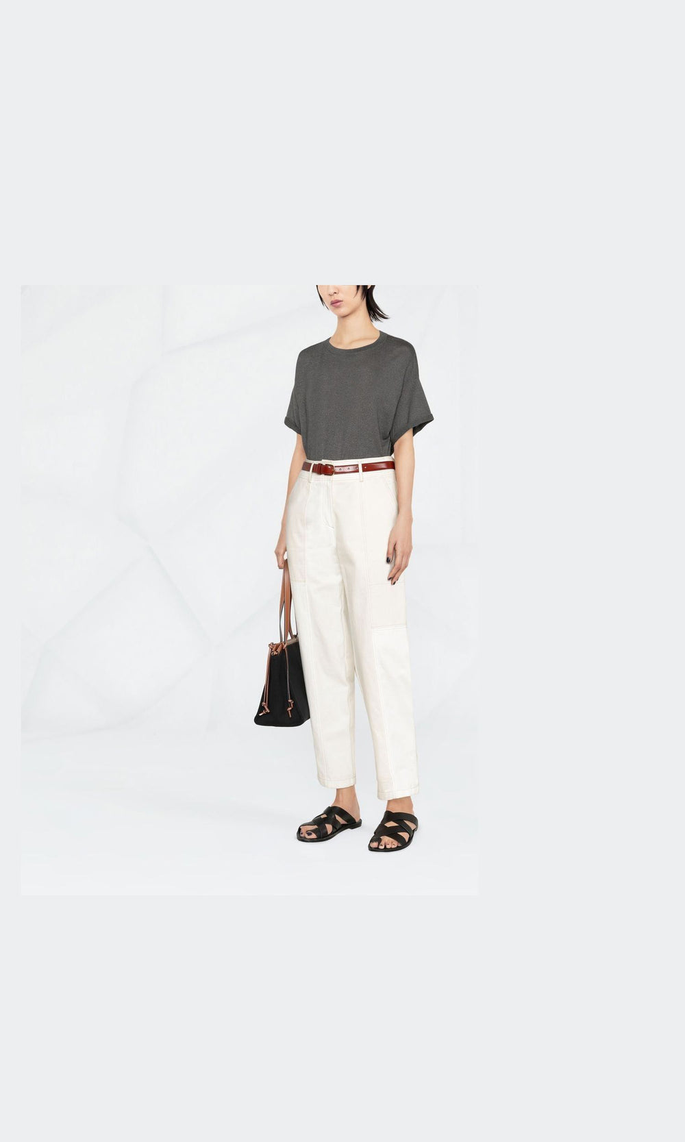 Brunello Cucinelli Grey T-shirt and Polo Glam Steals