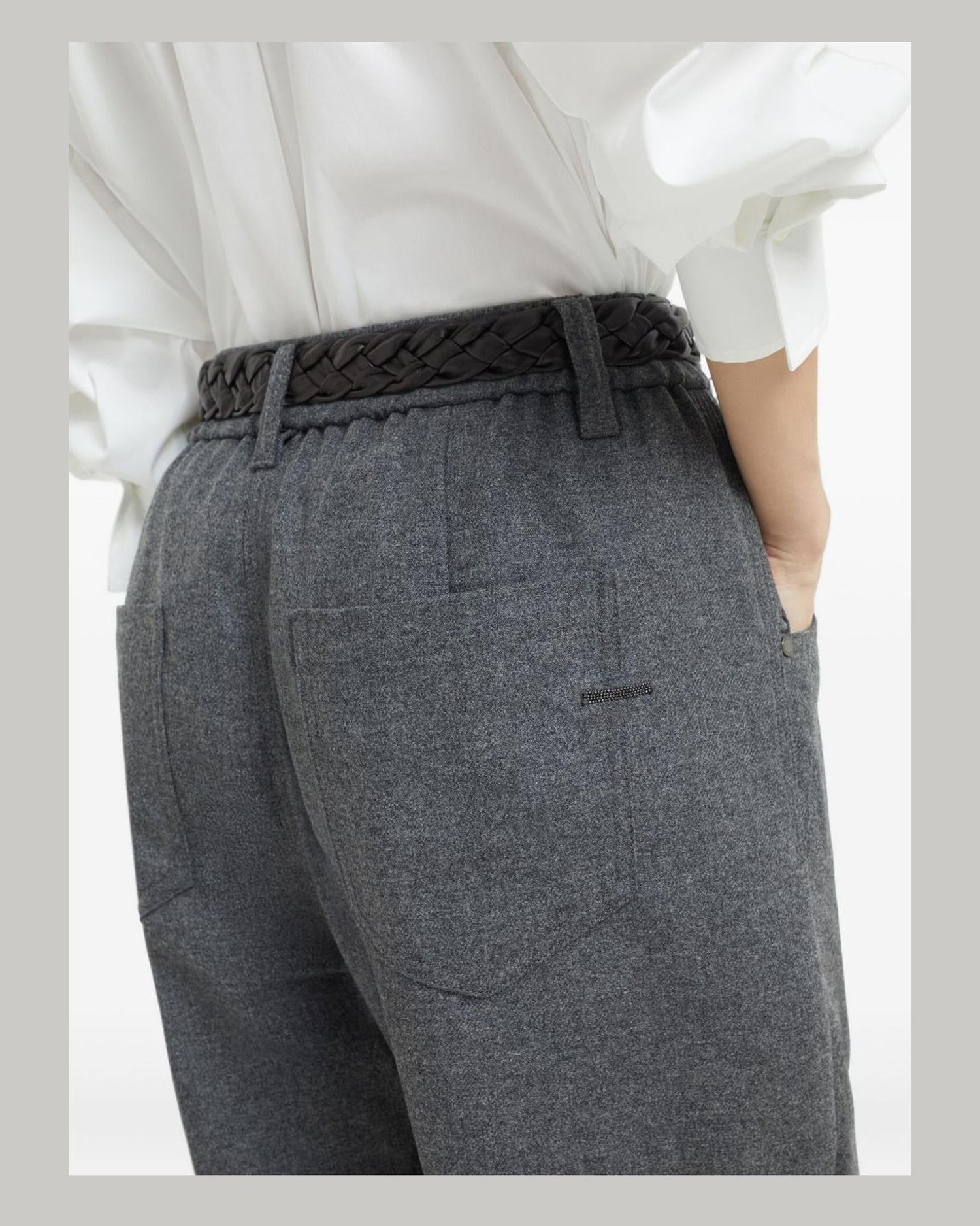 Brunello Cucinelli Grey Trouser Glam Steals