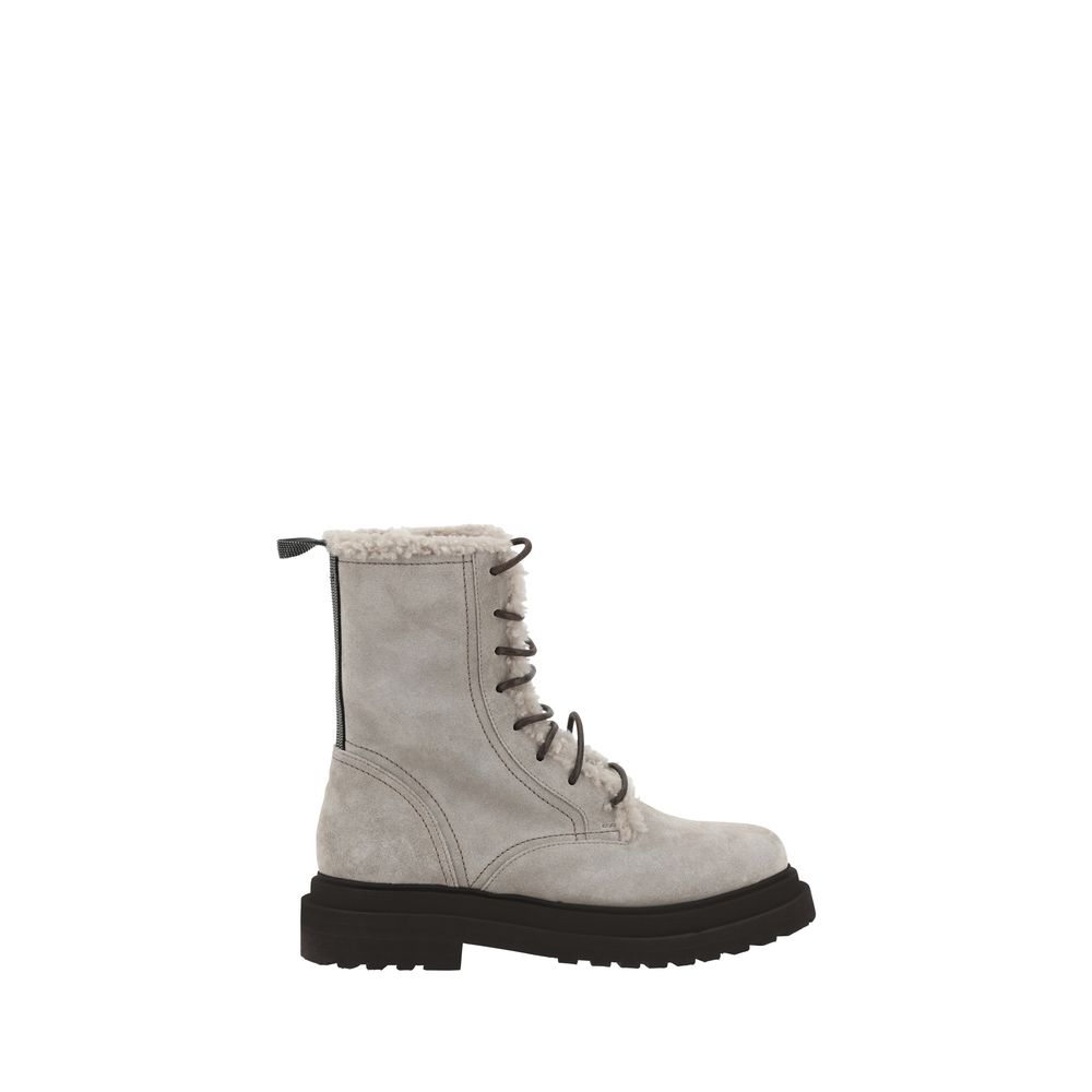 Brunello Cucinelli Laced Ankle Boots Glam Steals