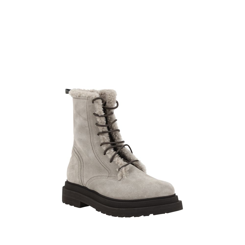 Brunello Cucinelli Laced Ankle Boots Glam Steals