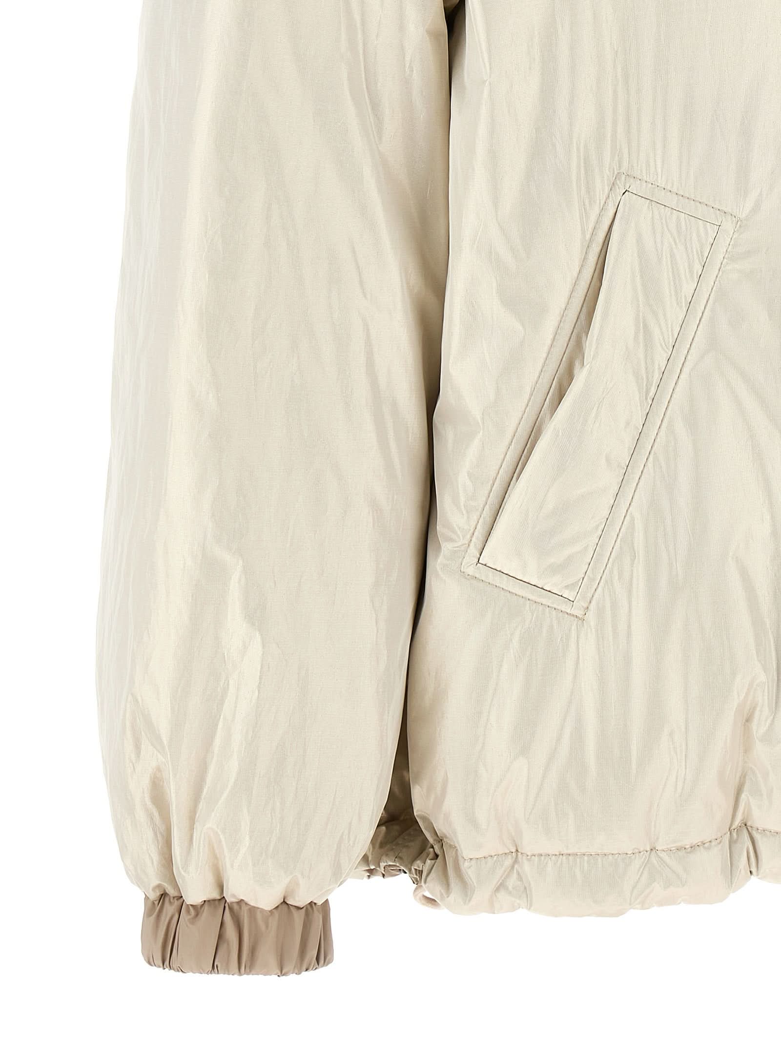 Brunello Cucinelli Laminated Reversible Down Jacket Glam Steals