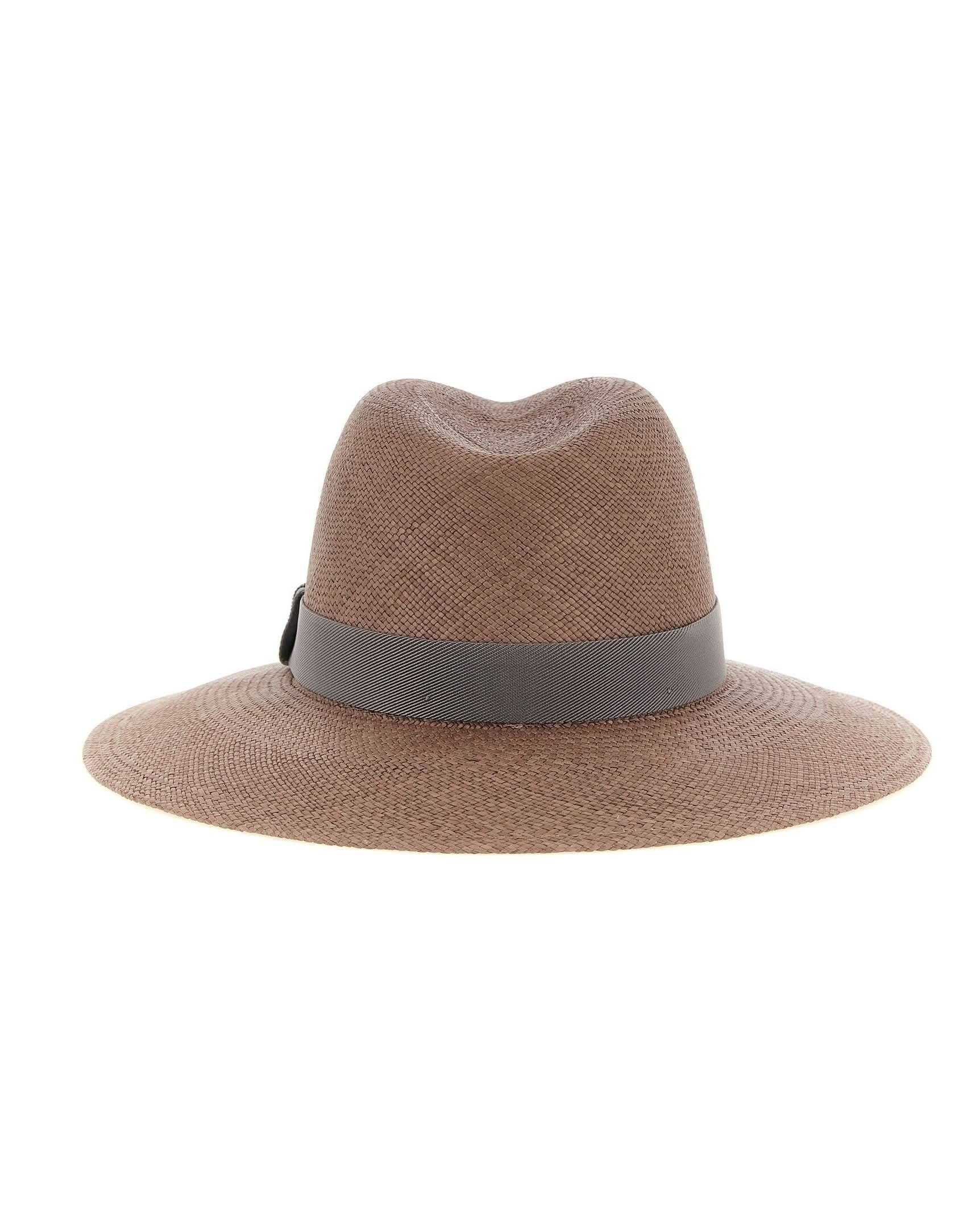Brunello Cucinelli Leather Precious Band Hat Glam Steals