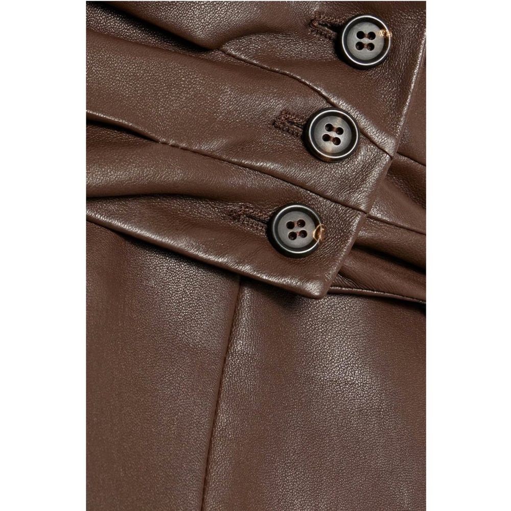 Brunello Cucinelli Leather Skirt Glam Steals