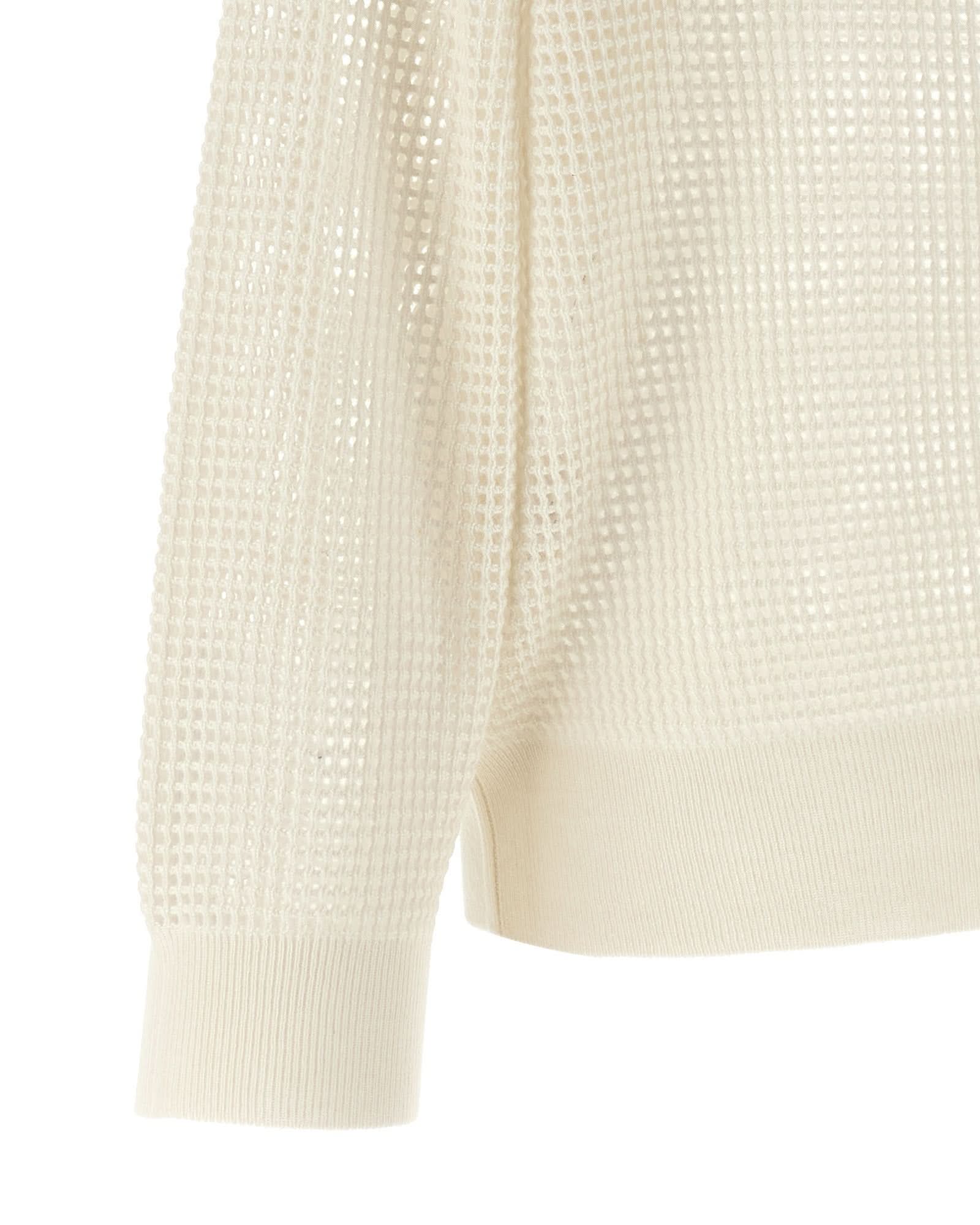 Brunello Cucinelli Mesh Net Sweater Glam Steals