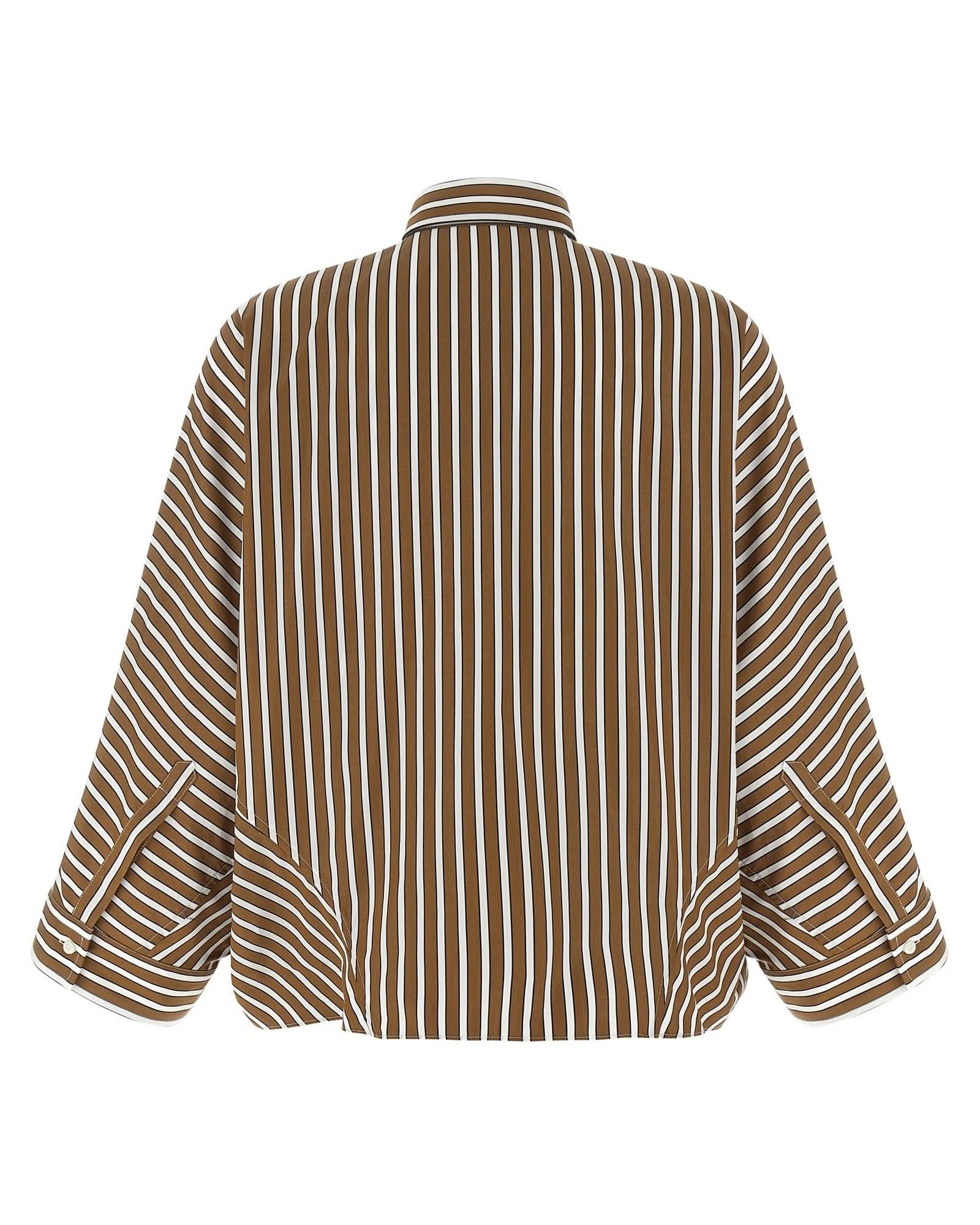 Brunello Cucinelli Monile Striped Shirt Glam Steals