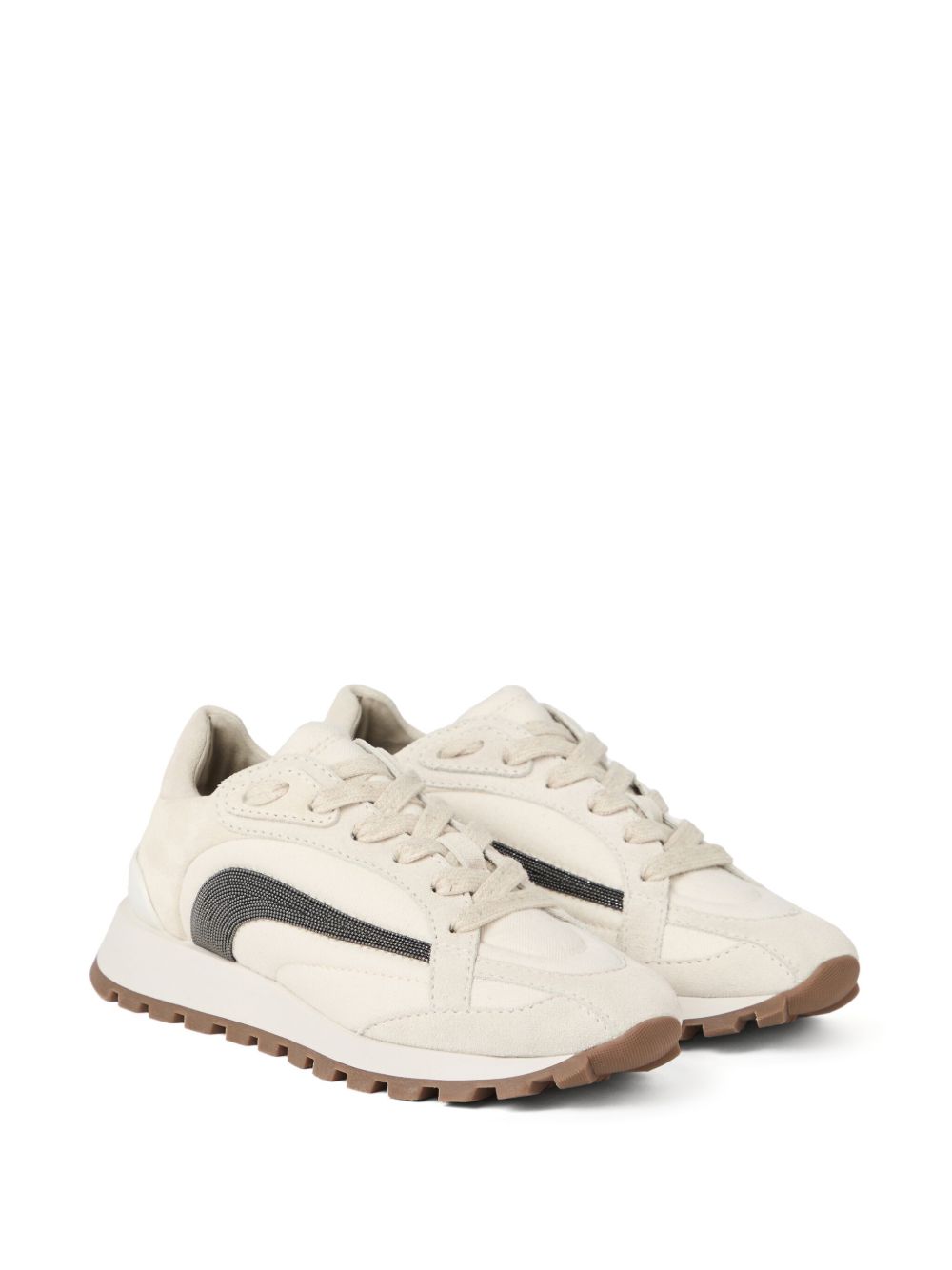 Brunello Cucinelli Monili Detail Sneakers Glam Steals