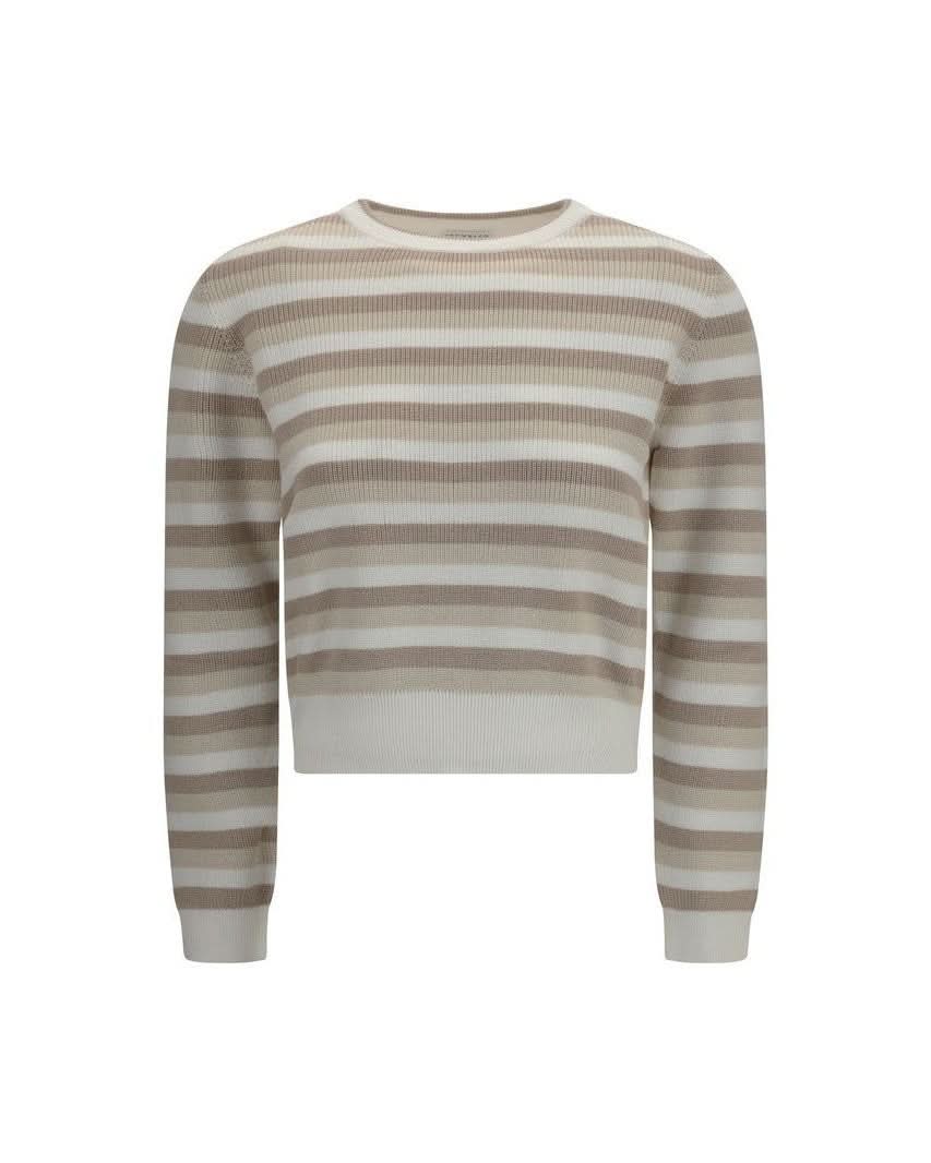 Brunello Cucinelli Multicolor Cotton Sweatshirt