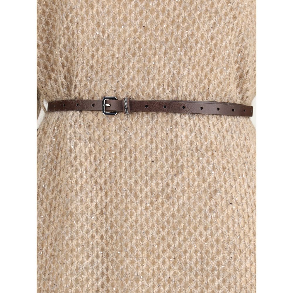 Brunello Cucinelli Perforated Long Dress Glam Steals