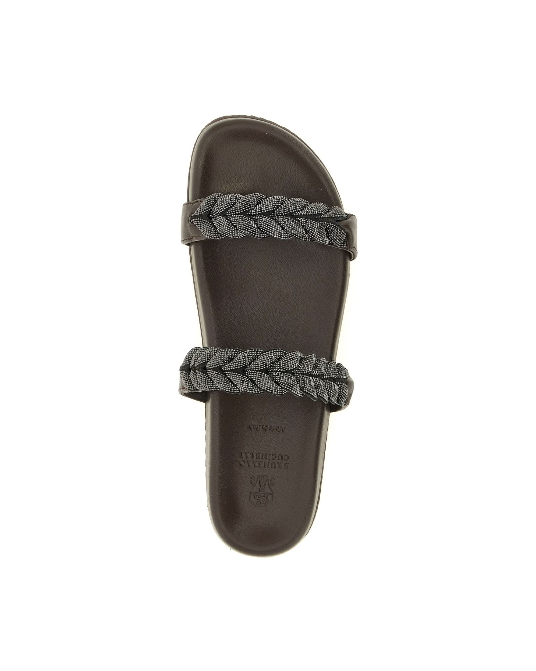 Brunello Cucinelli Precious Braided Straps Sandals Glam Steals