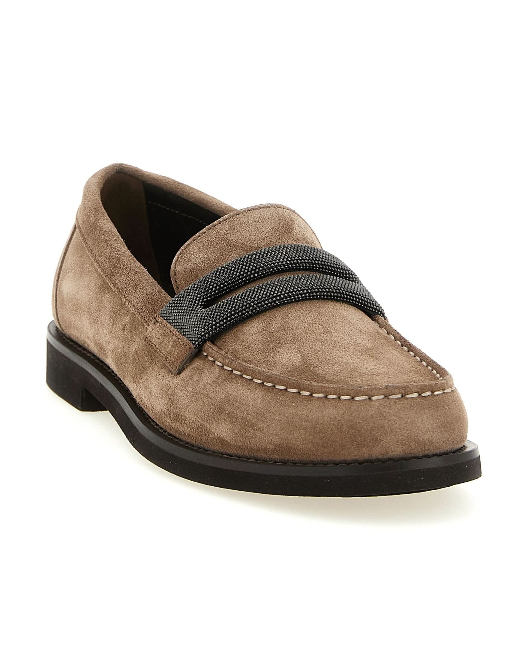 Brunello Cucinelli Precious Clamp Loafers Moccasins