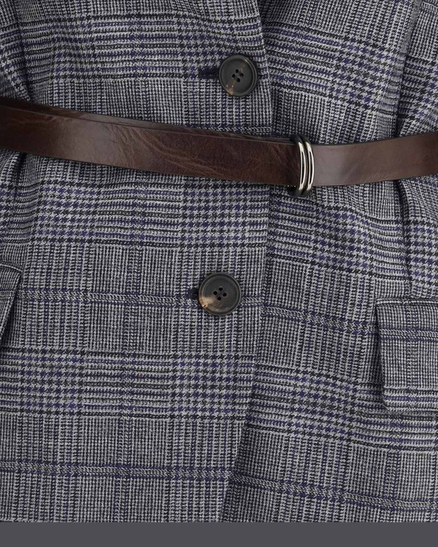 Brunello Cucinelli Prince Of Wales Pattern Blazer Glam Steals