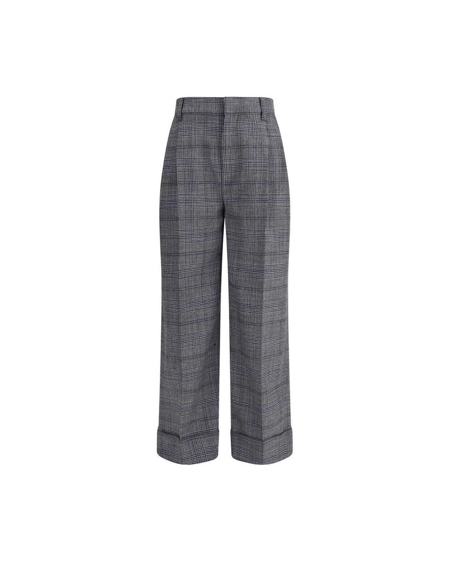 Brunello Cucinelli Prince Of Wales Patterned Pant Glam Steals