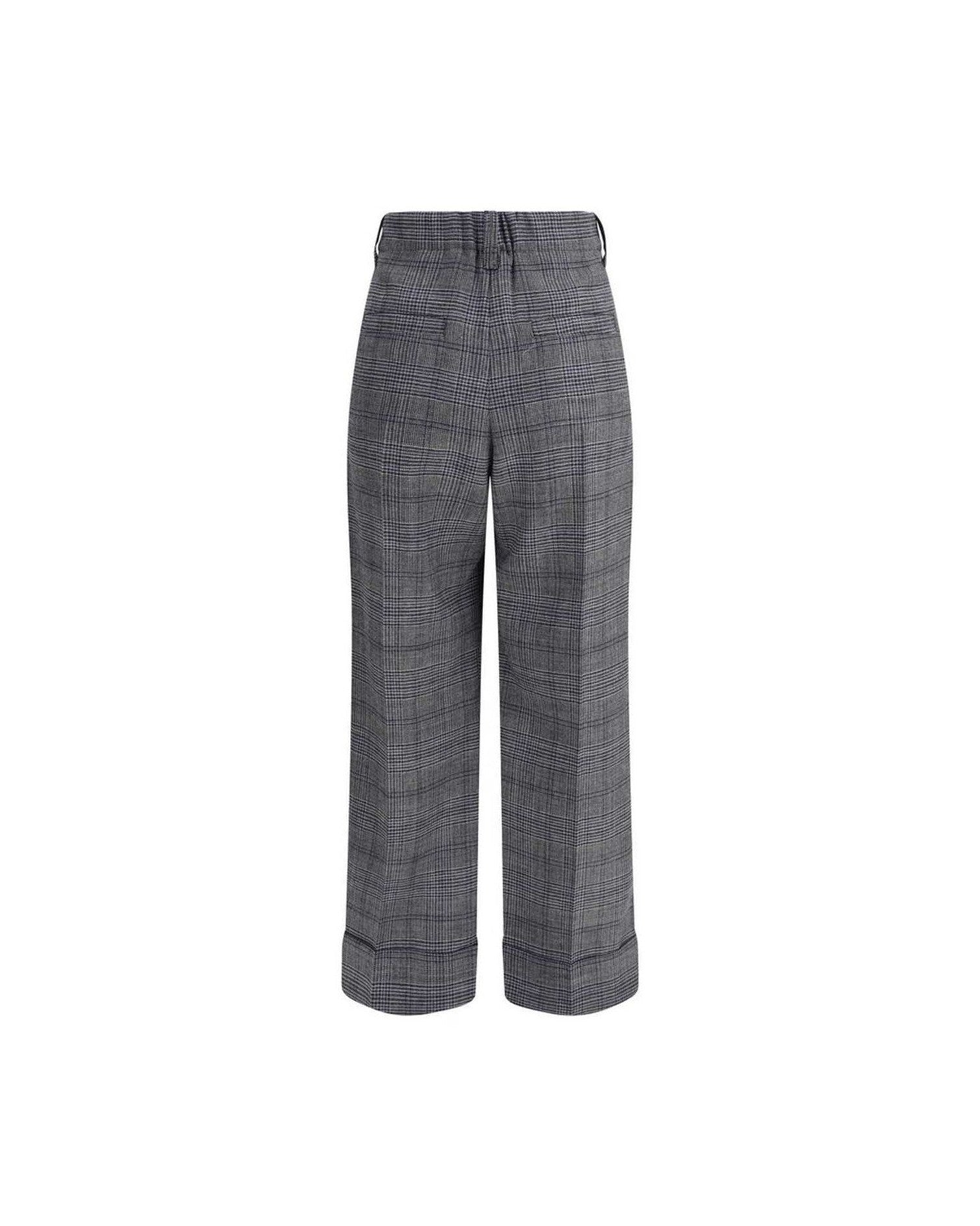 Brunello Cucinelli Prince Of Wales Patterned Pant Glam Steals