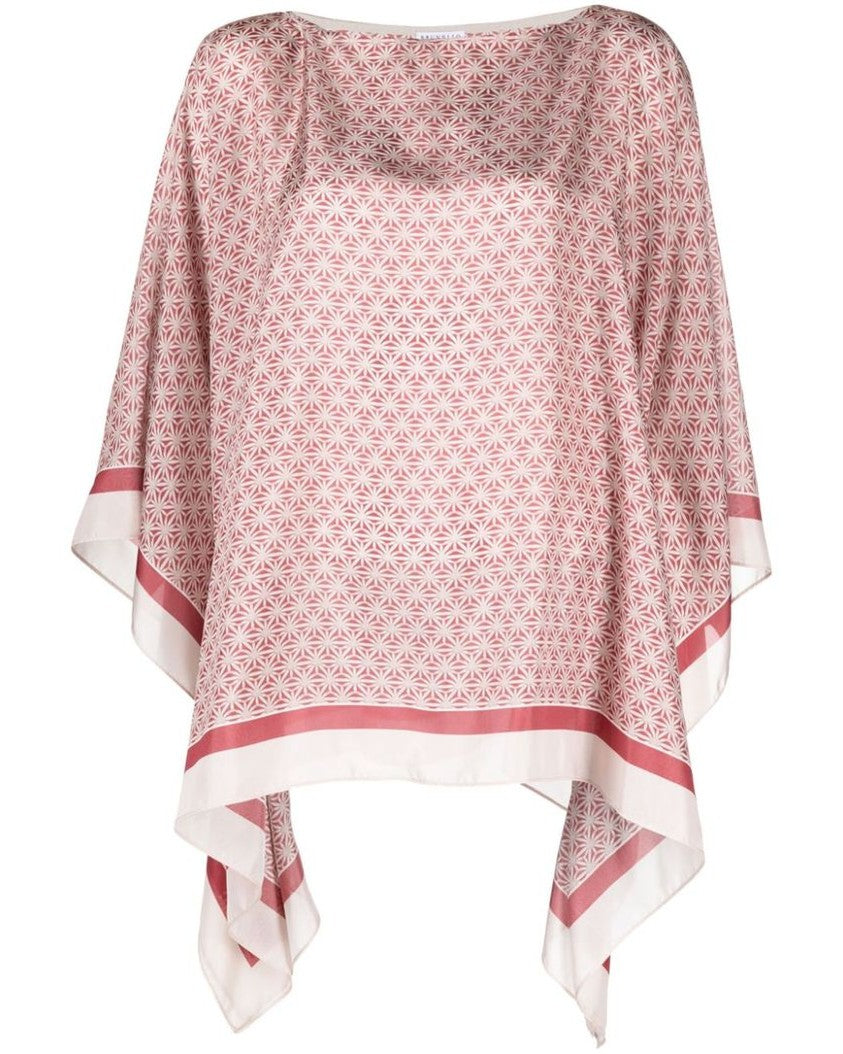 Brunello Cucinelli Red Silk T-shirt Glam Steals