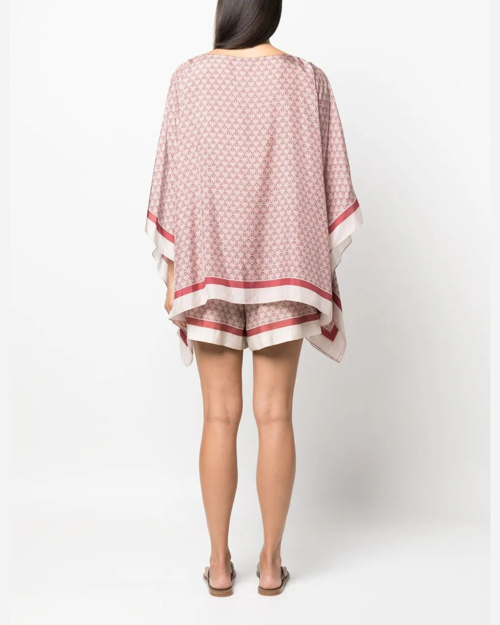 Brunello Cucinelli Red Silk T-shirt Glam Steals