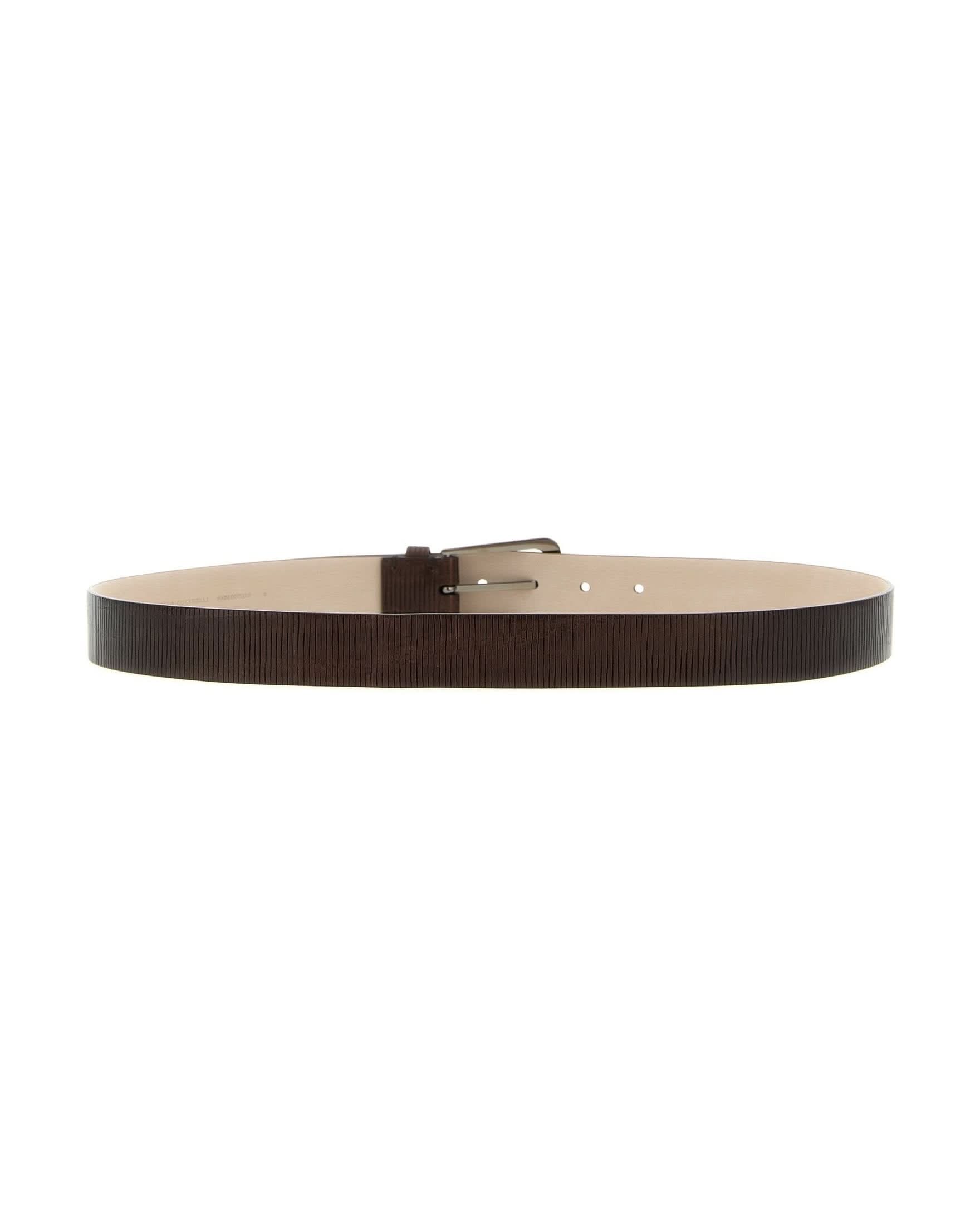 Brunello Cucinelli Ribbed Belt Glam Steals