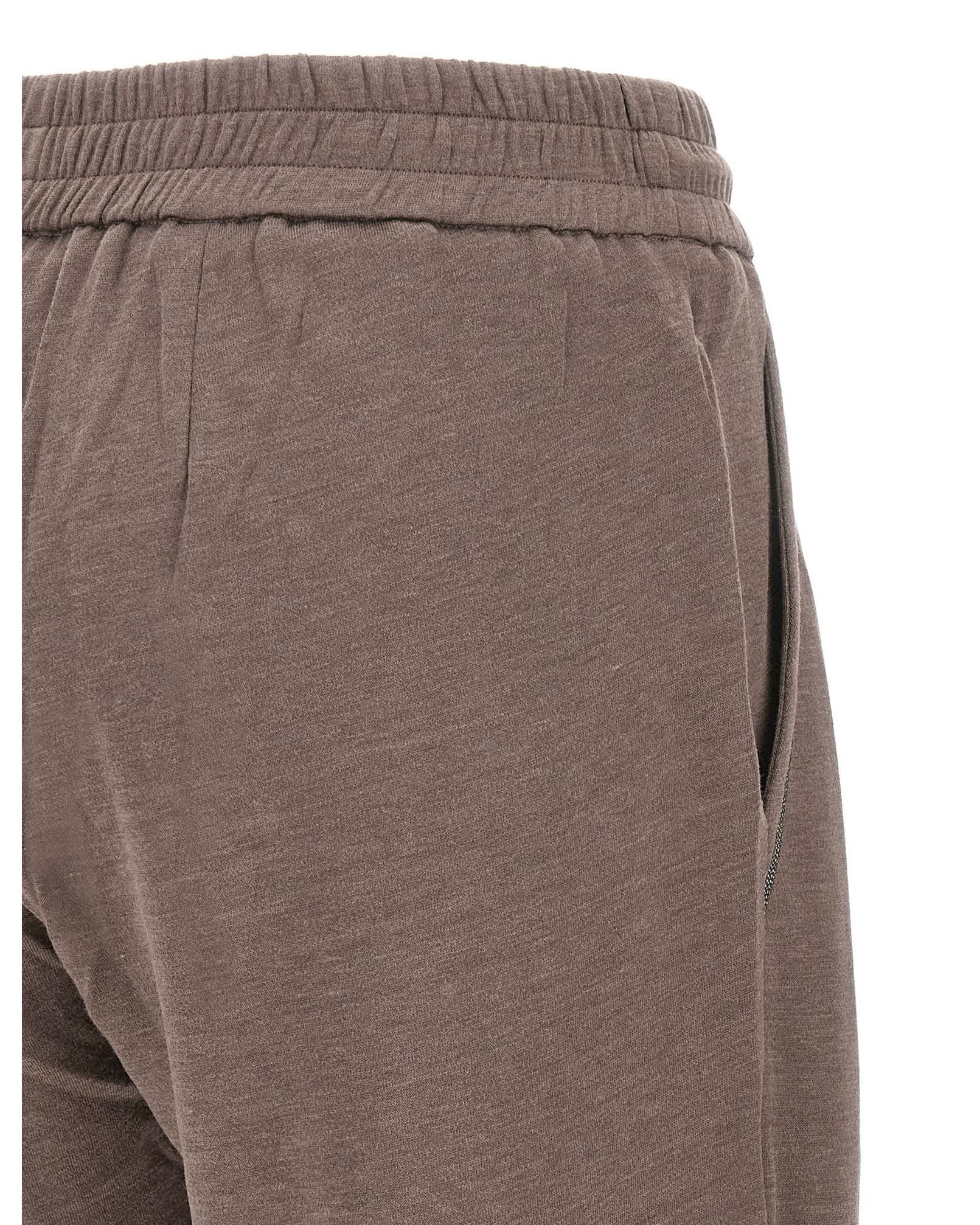 Brunello Cucinelli Shiny Pocket Detail Joggers Glam Steals