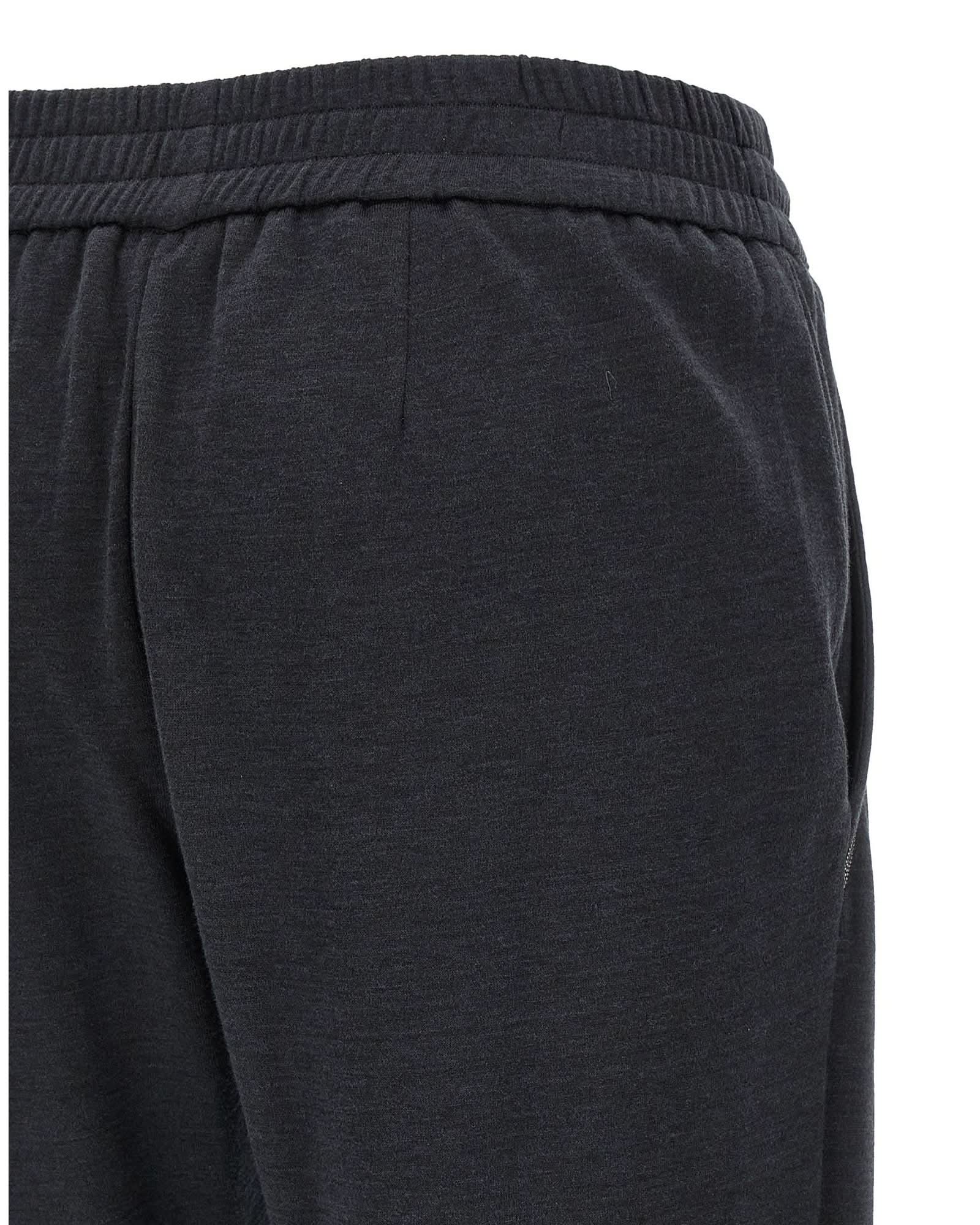 Brunello Cucinelli Shiny Pocket Detail Joggers Trousers