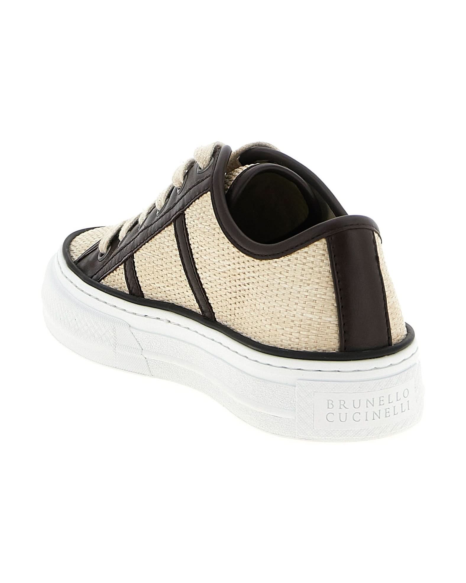 Brunello Cucinelli Shiny Tab Sneakers Sneakers