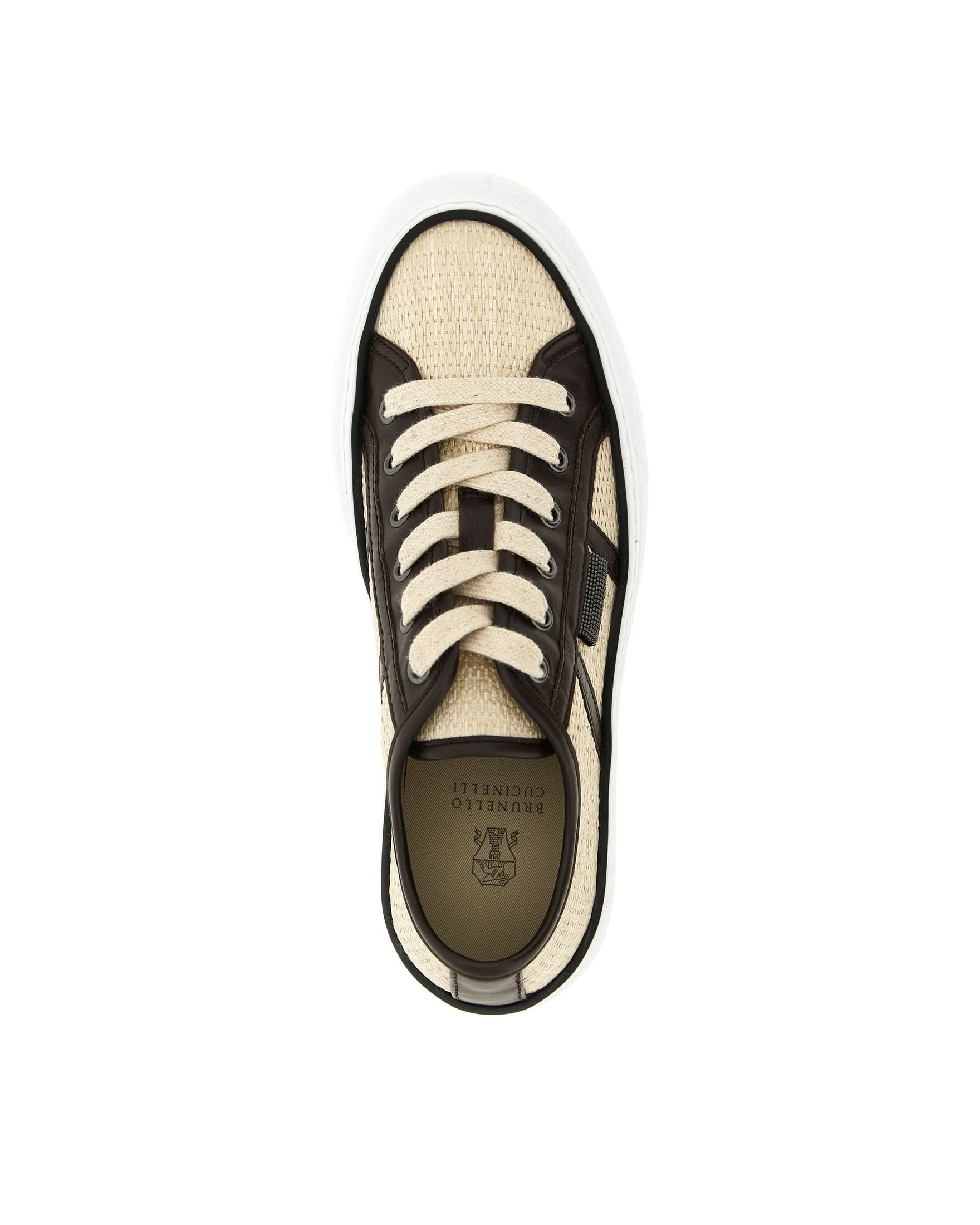 Brunello Cucinelli Shiny Tab Sneakers Sneakers