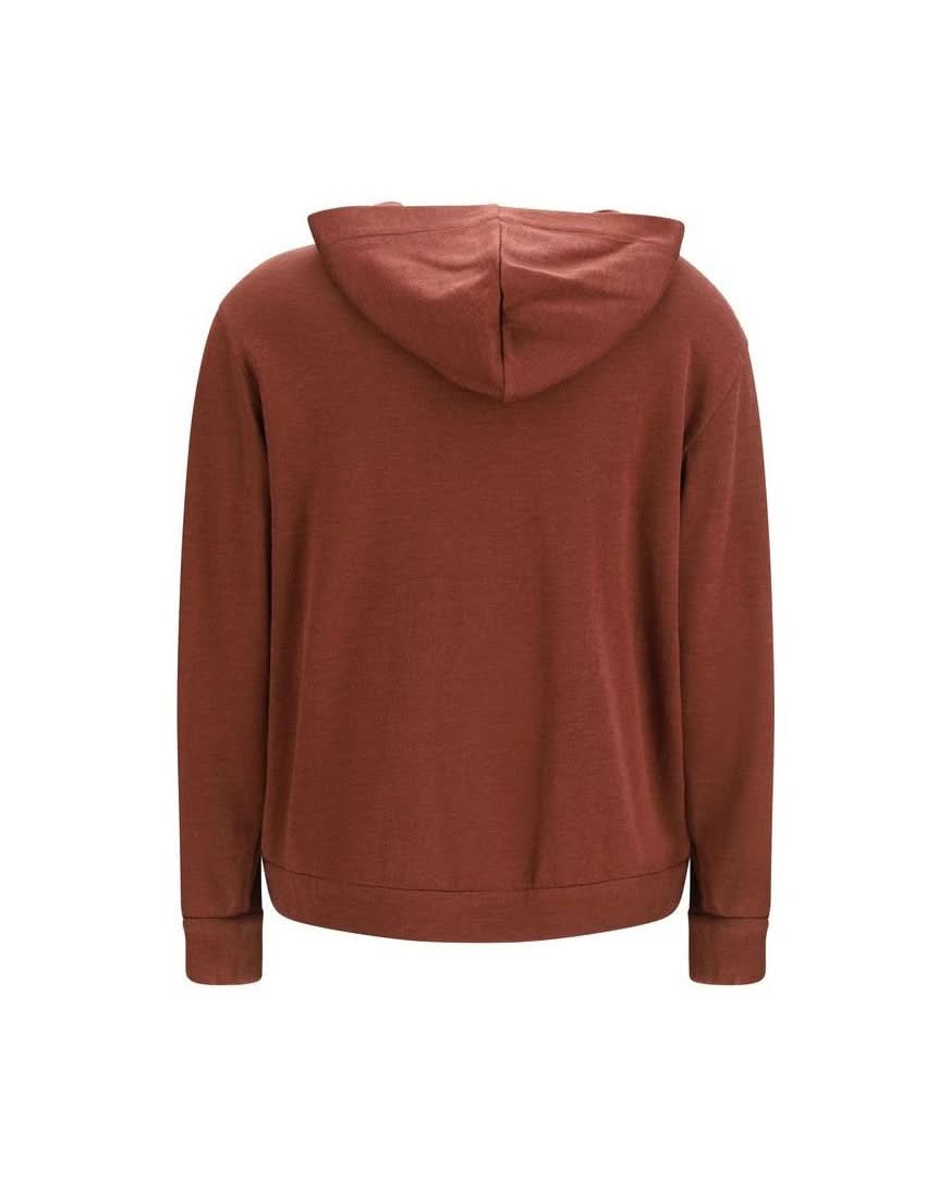 Brunello Cucinelli Silk Bordeaux Sweatshirt Glam Steals