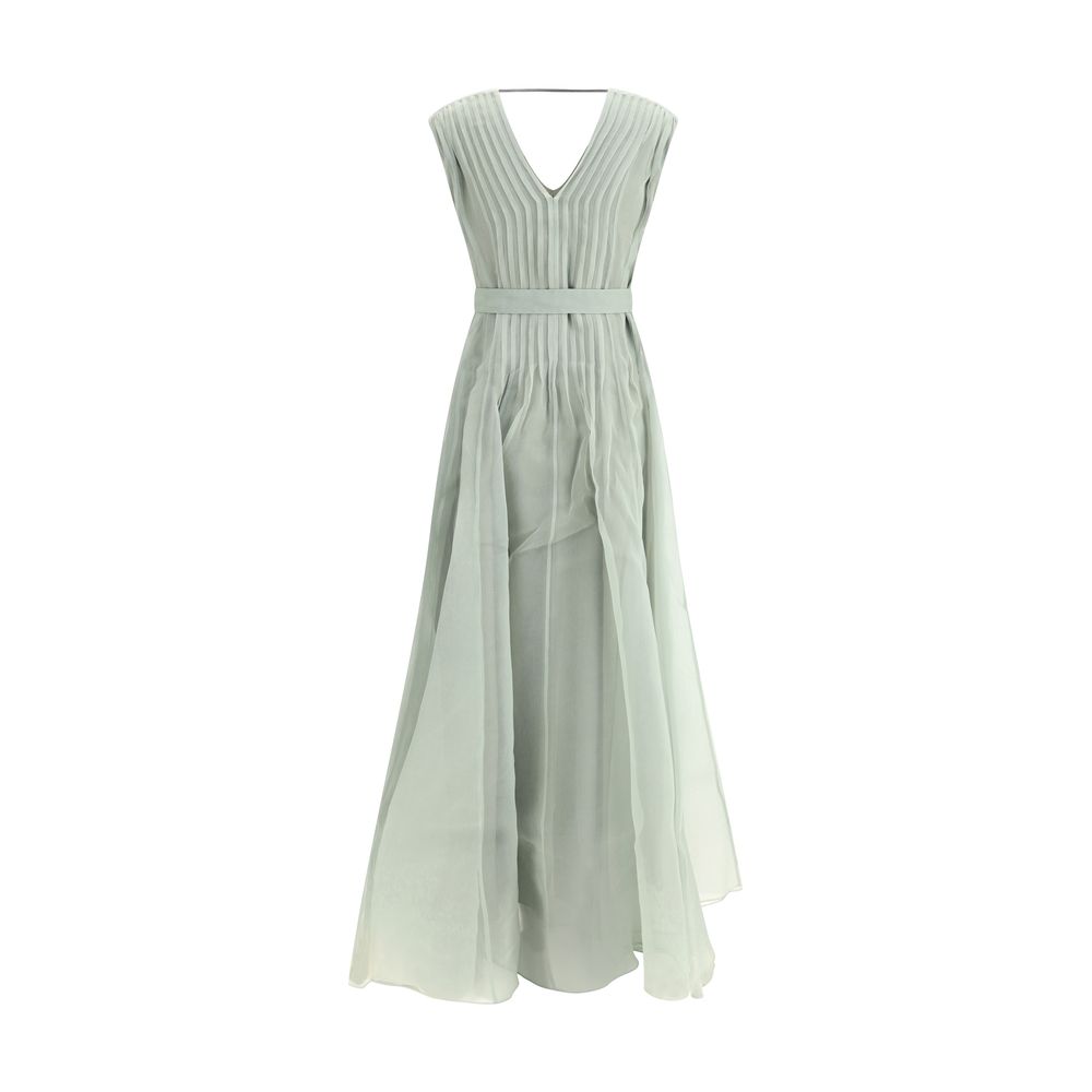 Brunello Cucinelli Silk Long Dress Glam Steals