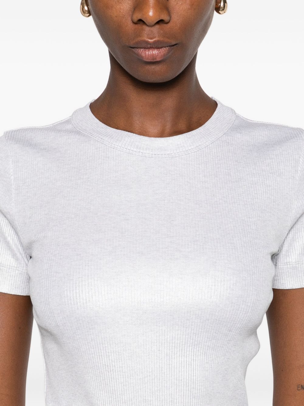Brunello Cucinelli Silver T-shirt Glam Steals