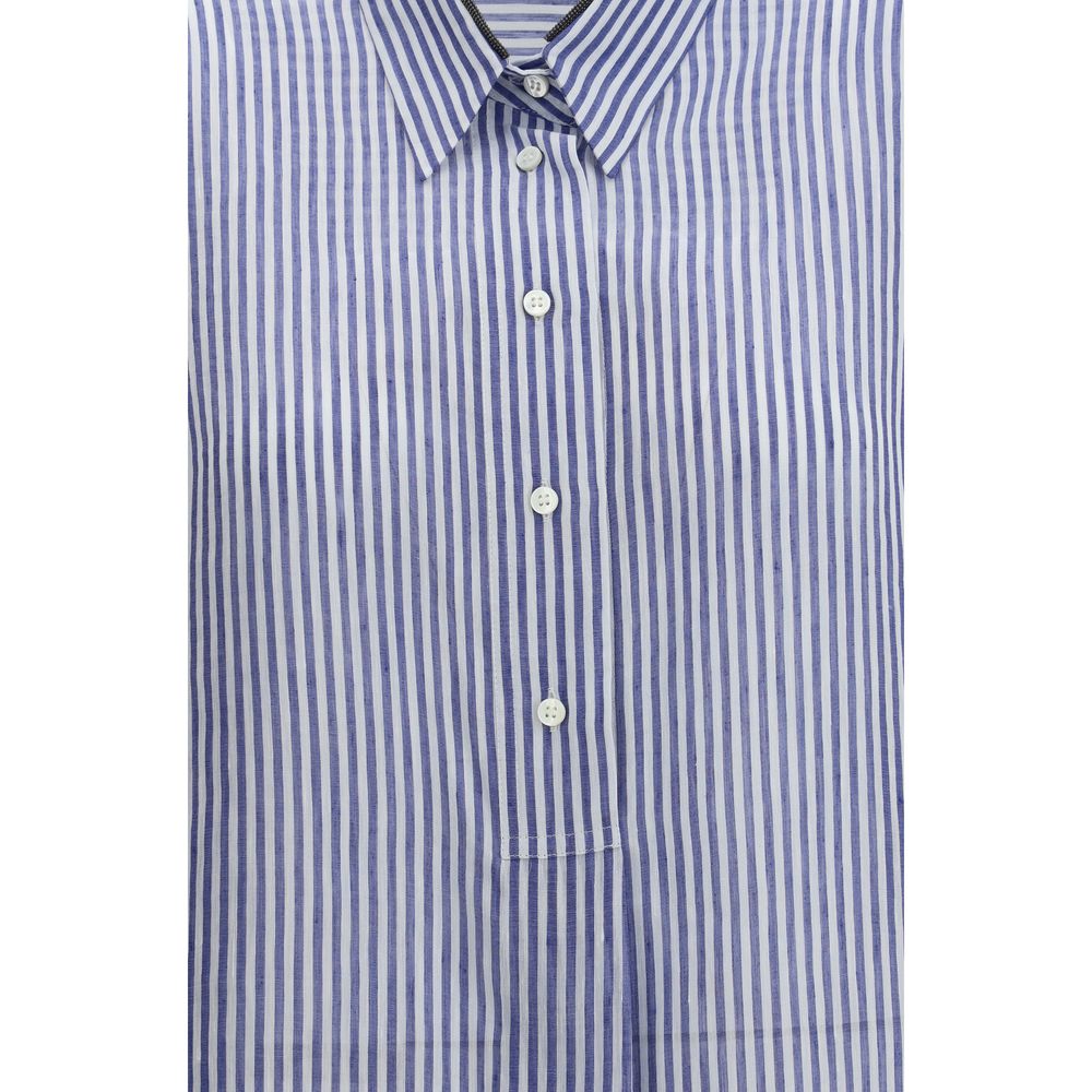 Brunello Cucinelli Striped Shirt Glam Steals