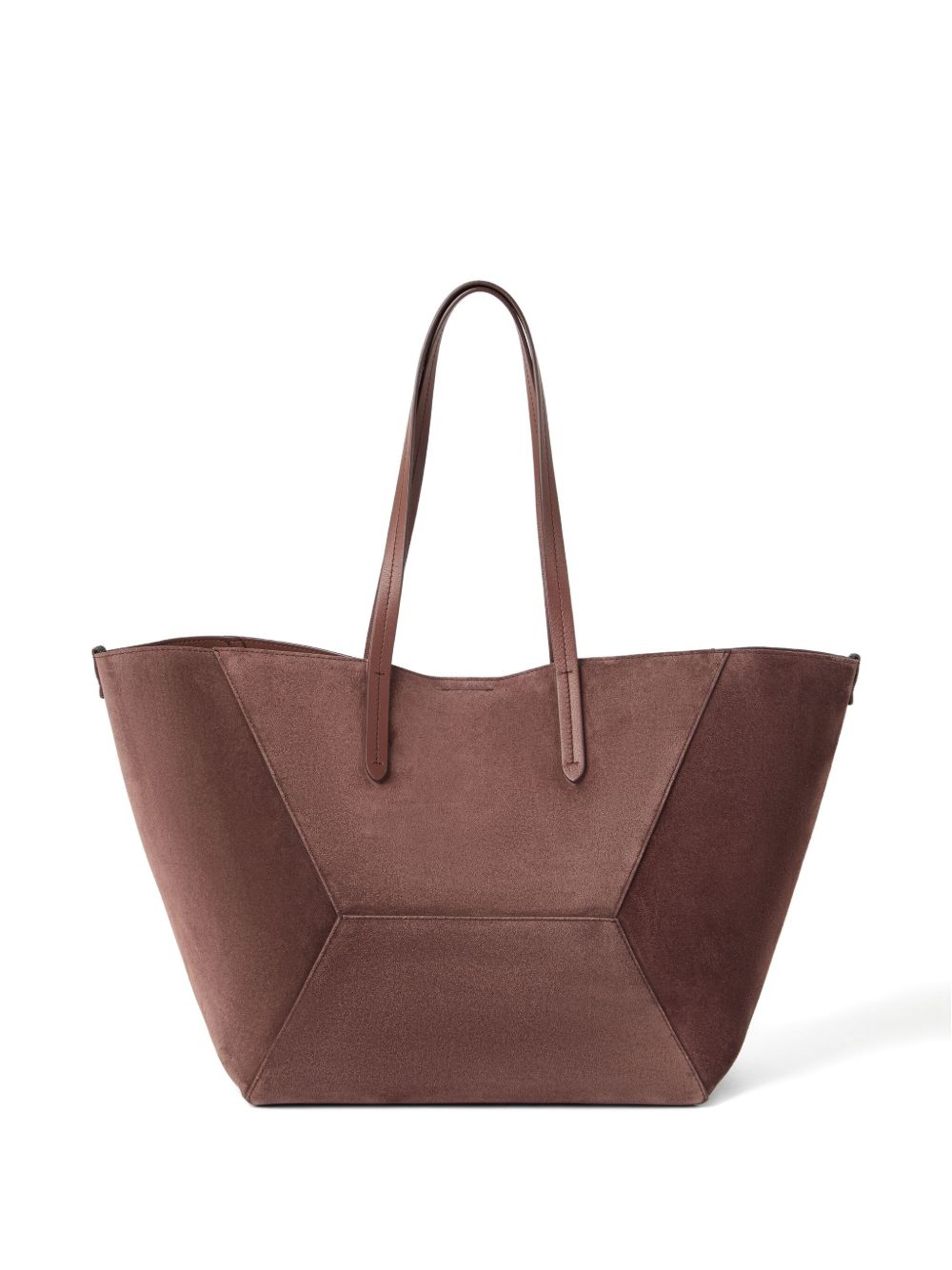 Brunello Cucinelli Suede Bc Duo Bag in with Monili Glam Steals