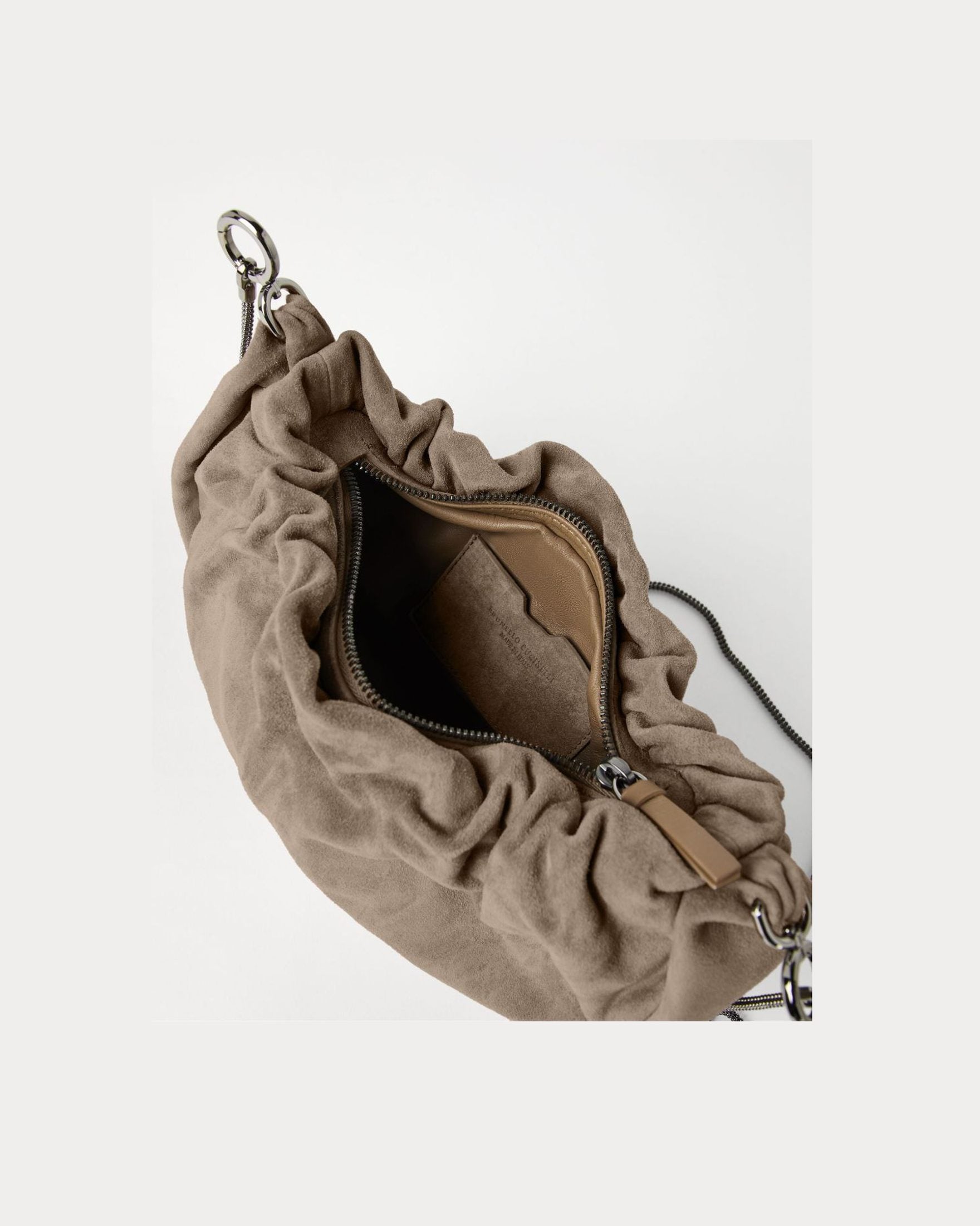 Brunello Cucinelli Suede Brioche Hobo Bag Glam Steals