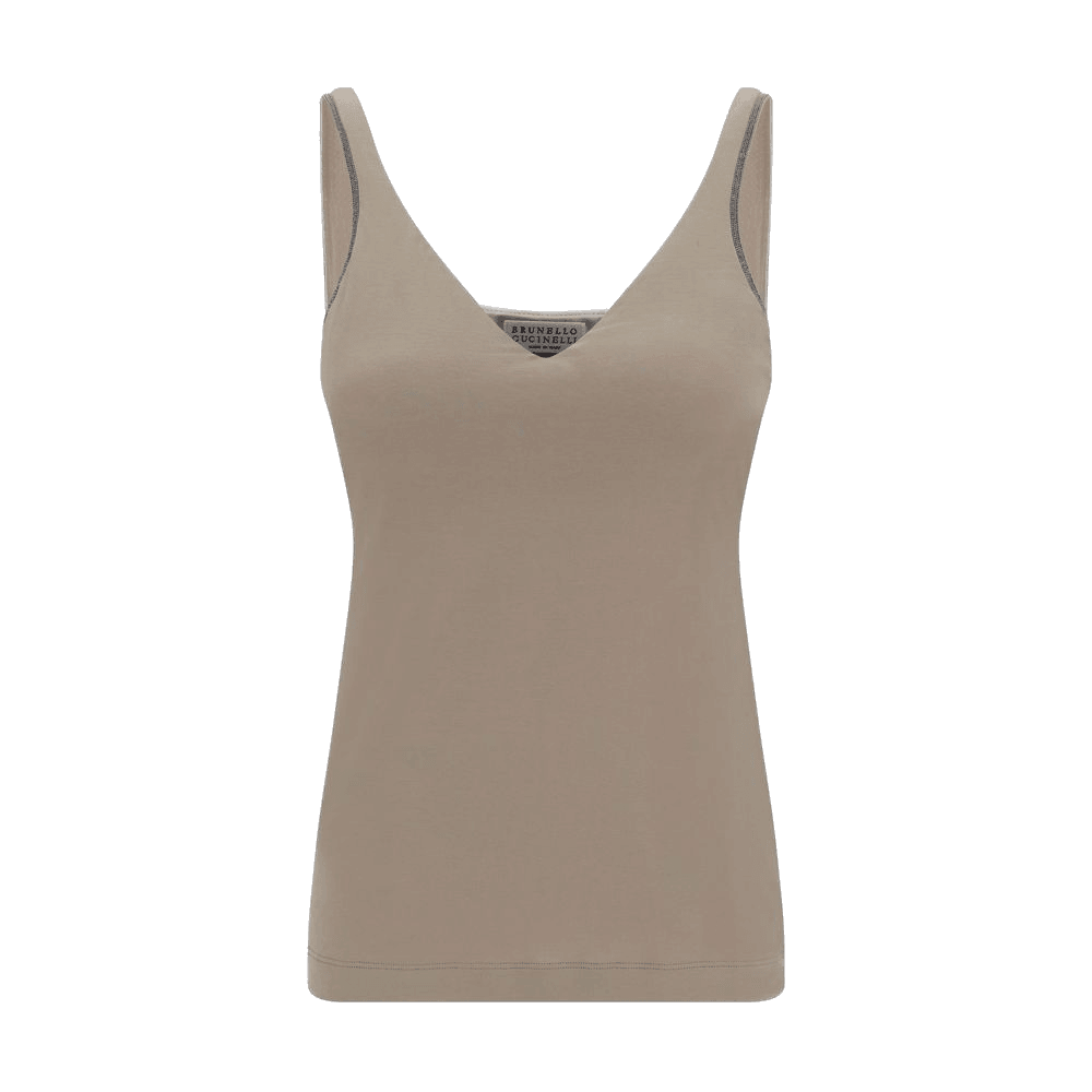 Brunello Cucinelli Top with Embellishments Glam Steals