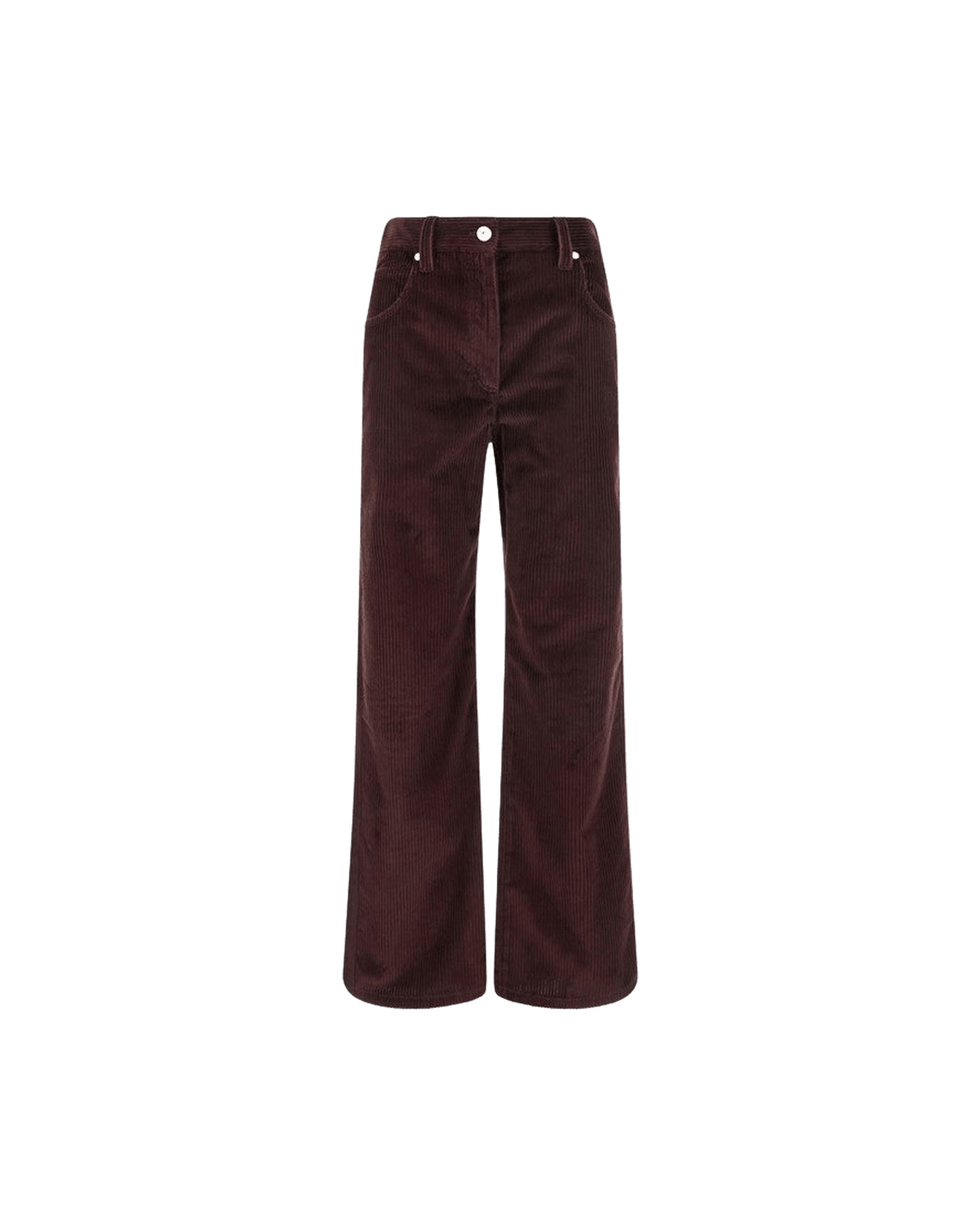 Brunello Cucinelli Velvet Wide Leg Bordeaux Trouser Glam Steals