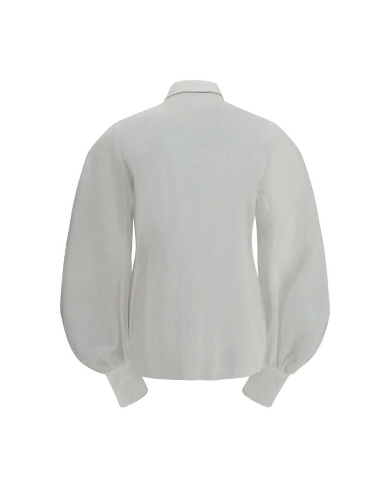 Brunello Cucinelli White Cotton Blouse Glam Steals