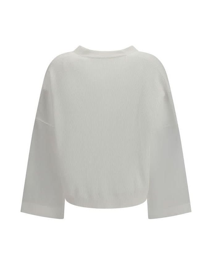 Brunello Cucinelli White Cotton Cardigan Glam Steals