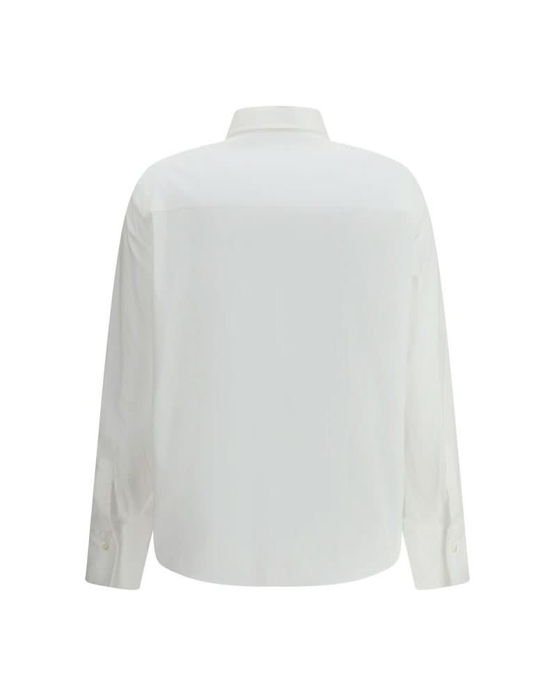 Brunello Cucinelli White Cotton Dress Shirt Shirts