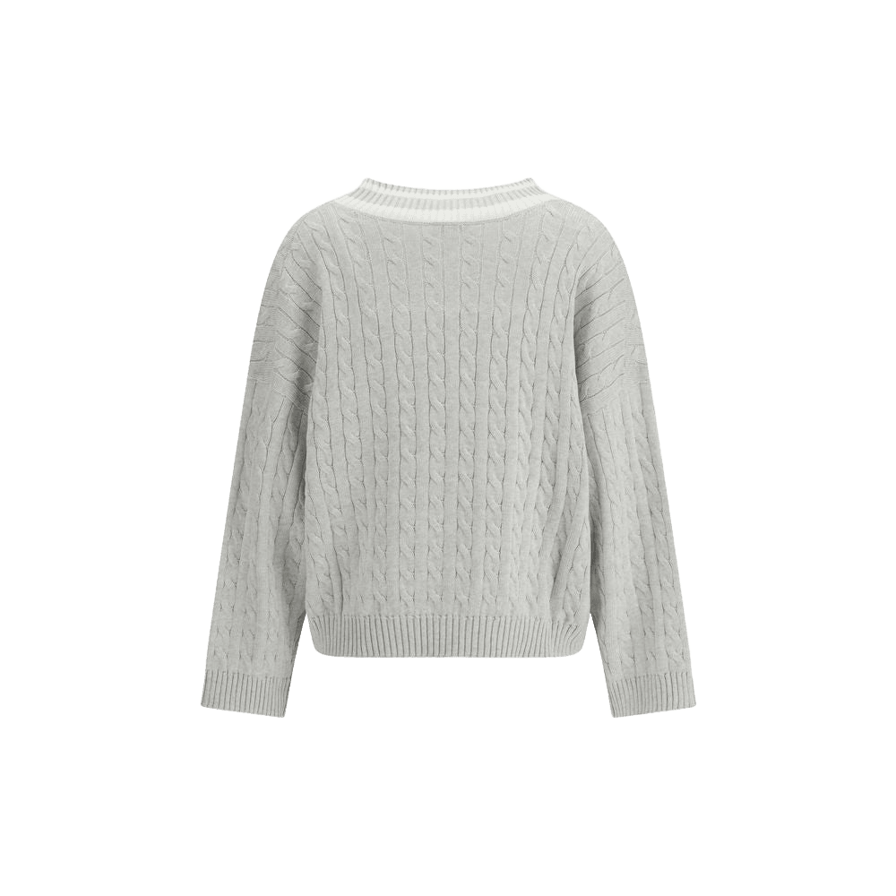 Brunello Cucinelli White Cotton Sweatshirt