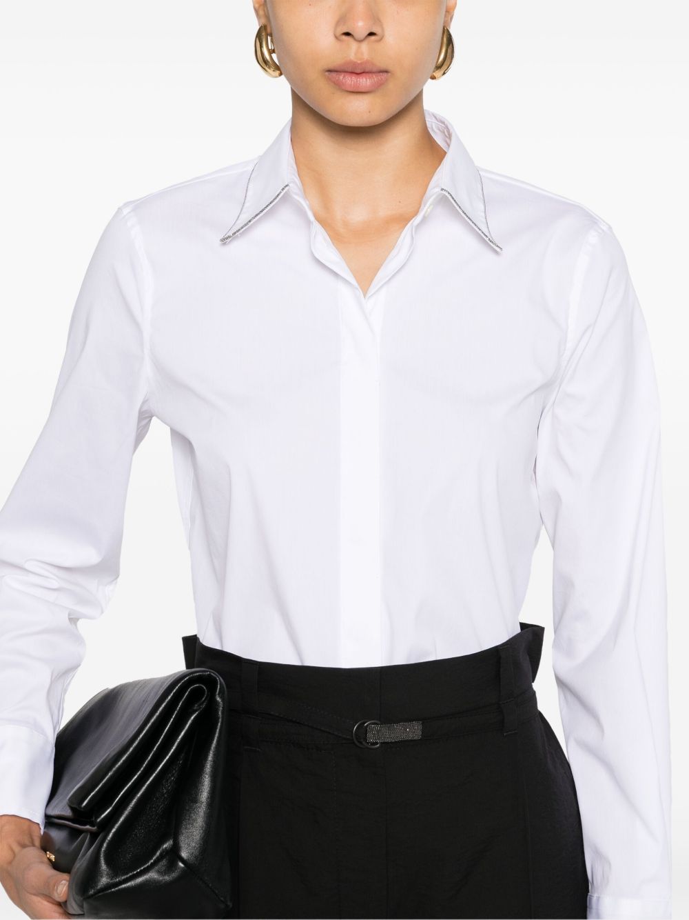 Brunello Cucinelli White Shirt Glam Steals