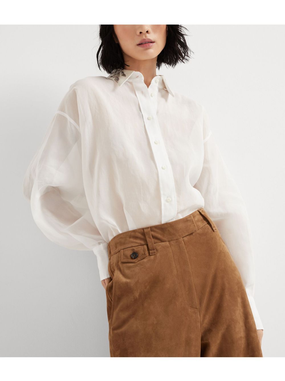 Brunello Cucinelli White Shirt Glam Steals