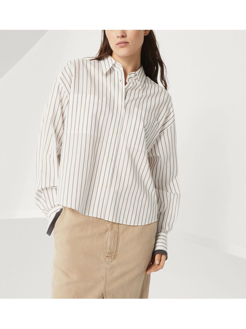 Brunello Cucinelli White Shirt Glam Steals