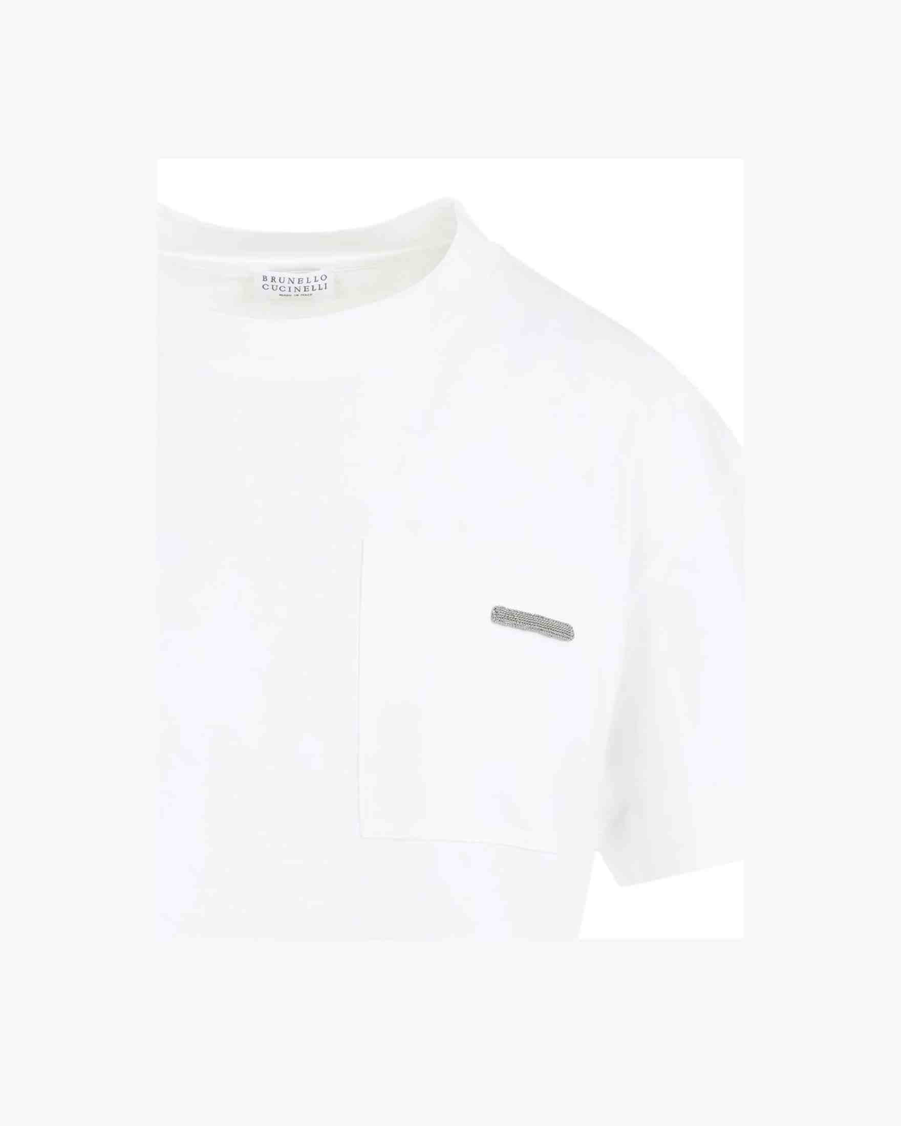 Brunello Cucinelli White T-shirt Glam Steals