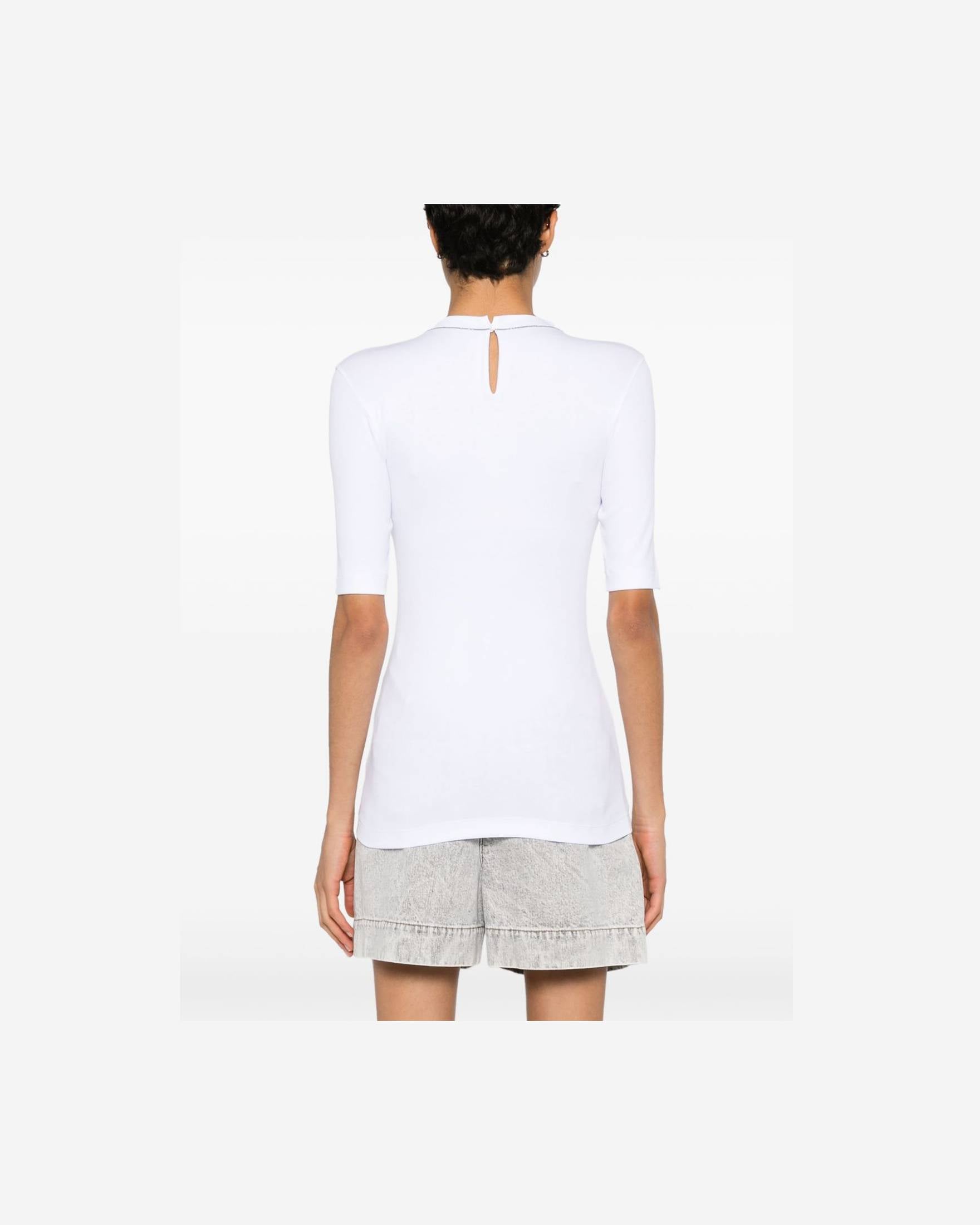 Brunello Cucinelli White T-shirt and Polo Glam Steals