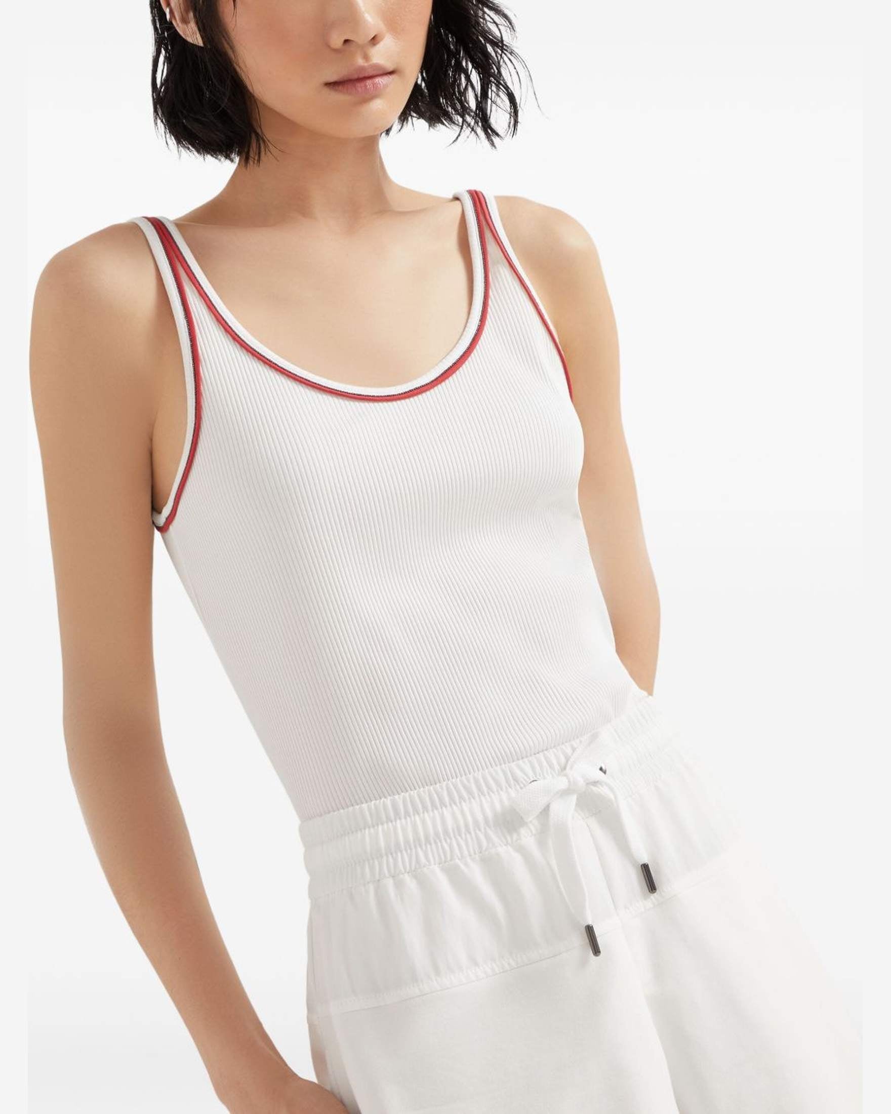 Brunello Cucinelli White Top Glam Steals