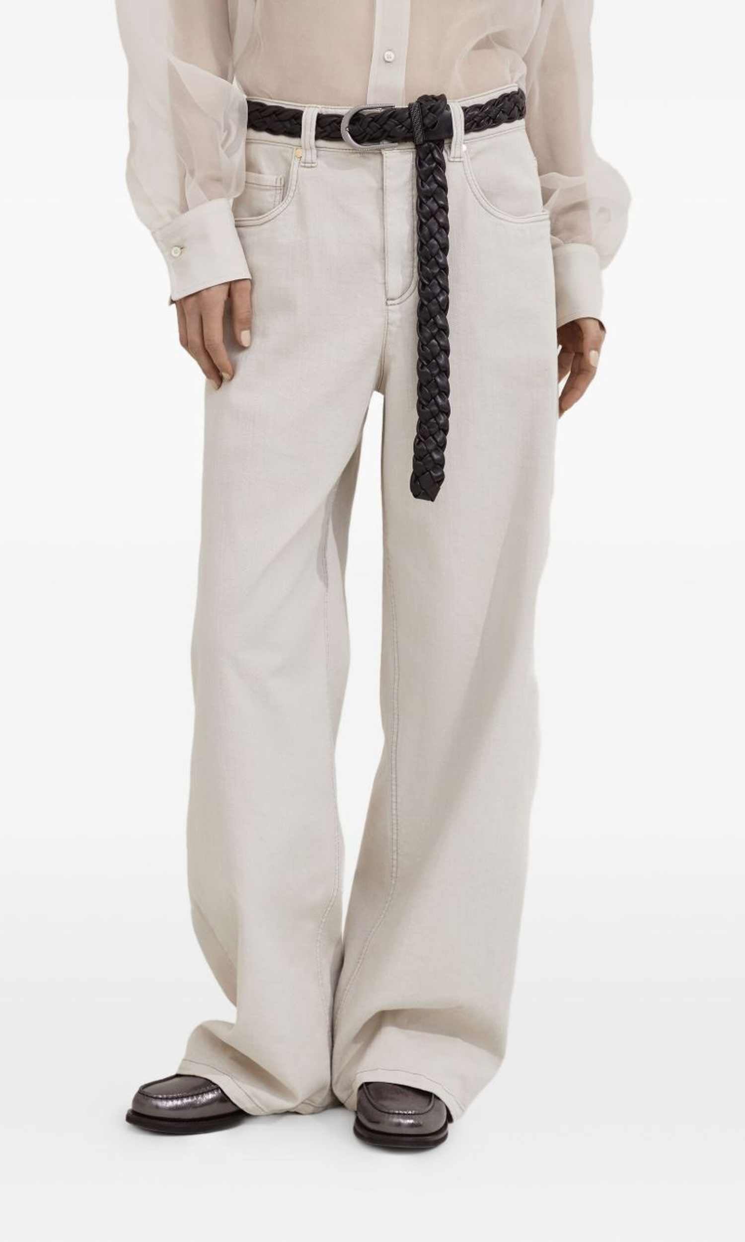 Brunello Cucinelli White Trouser Glam Steals