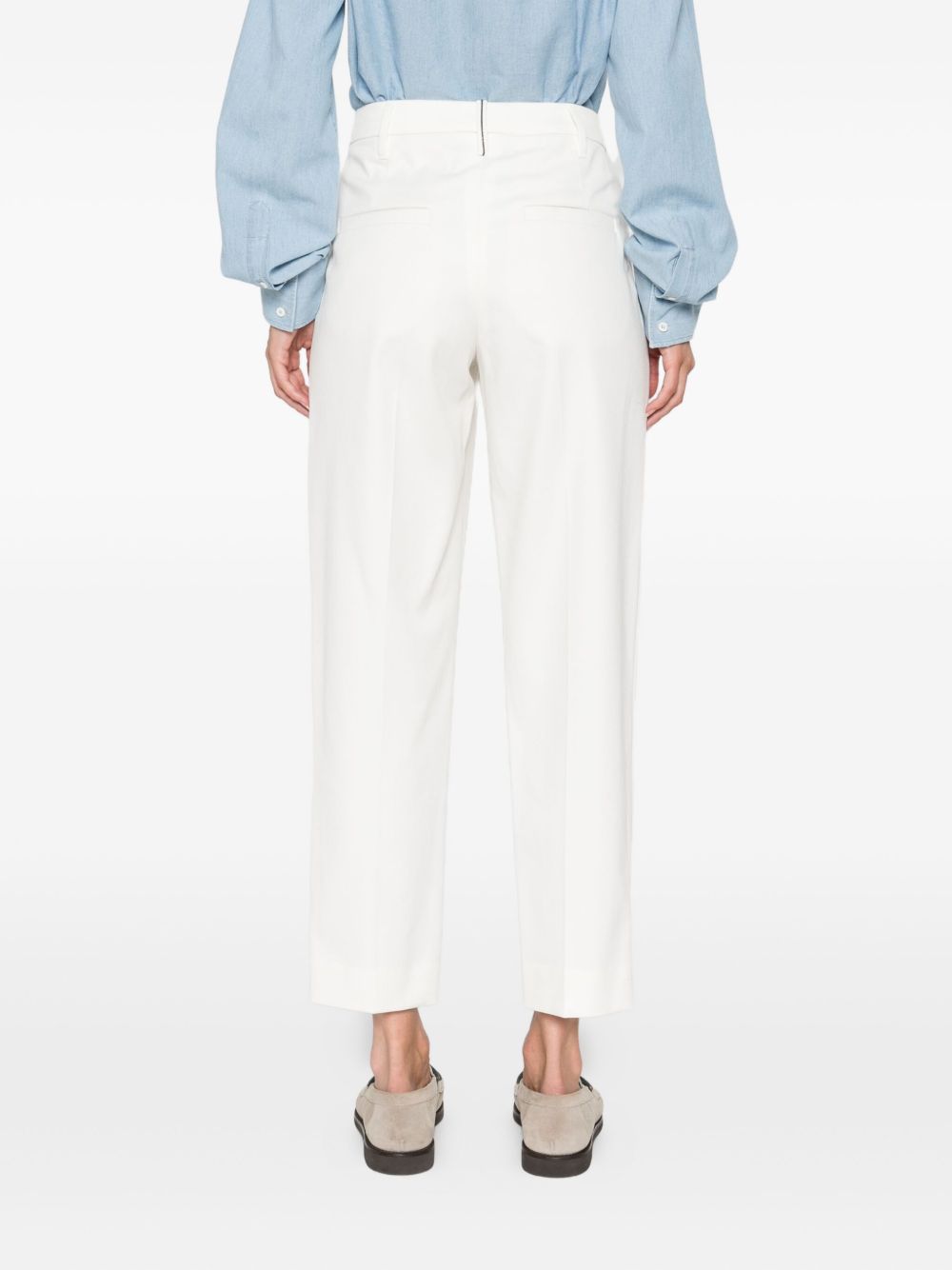 Brunello Cucinelli White Trouser Glam Steals
