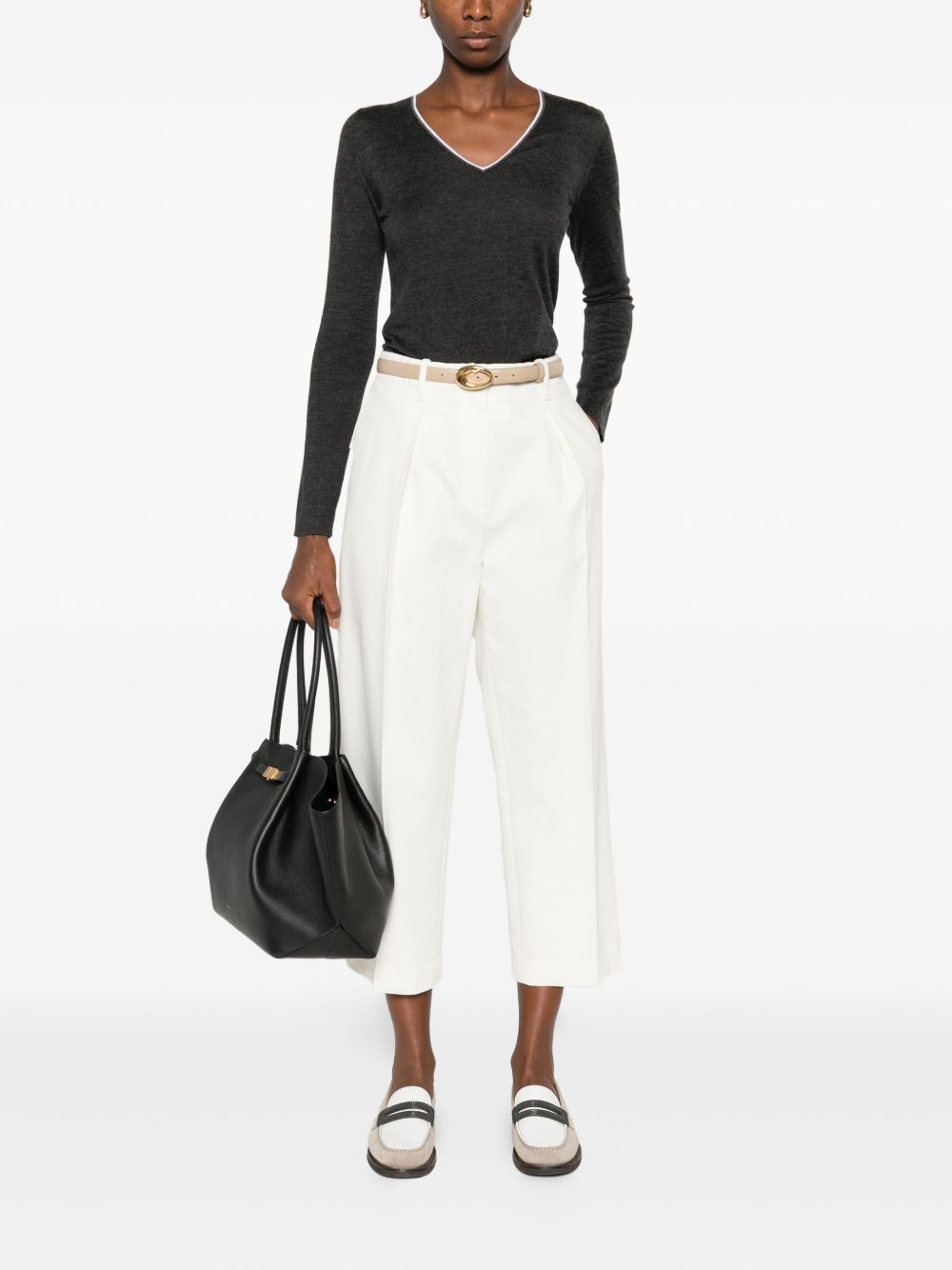 Brunello Cucinelli White Trouser Glam Steals