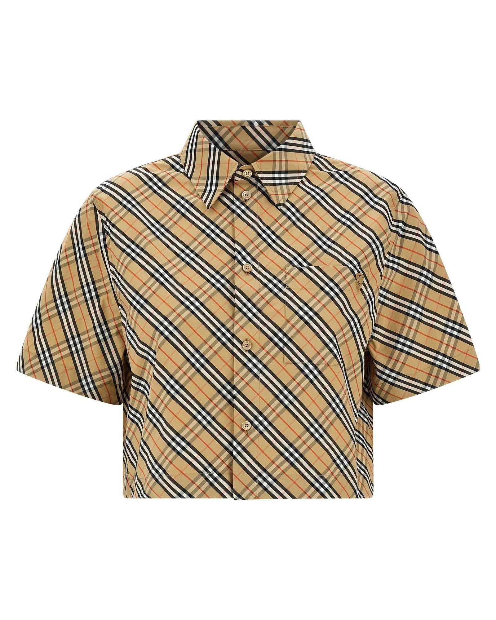 Burberry B Shield Check Shirt Glam Steals
