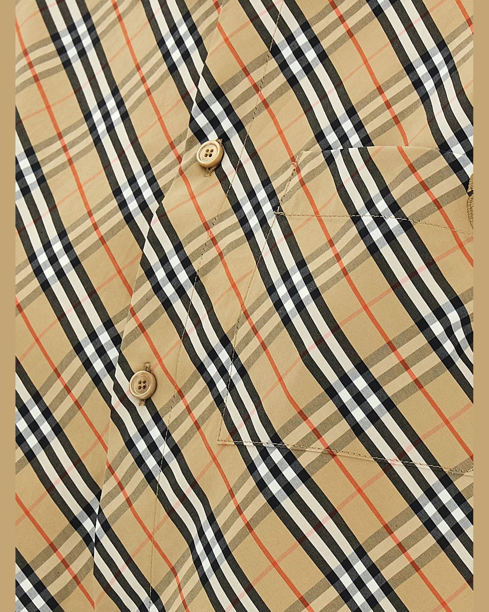 Burberry B Shield Check Shirt Glam Steals