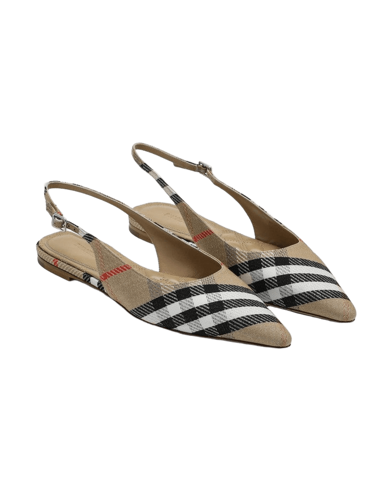 Burberry Ballerine Slingback Birdie Check Glam Steals
