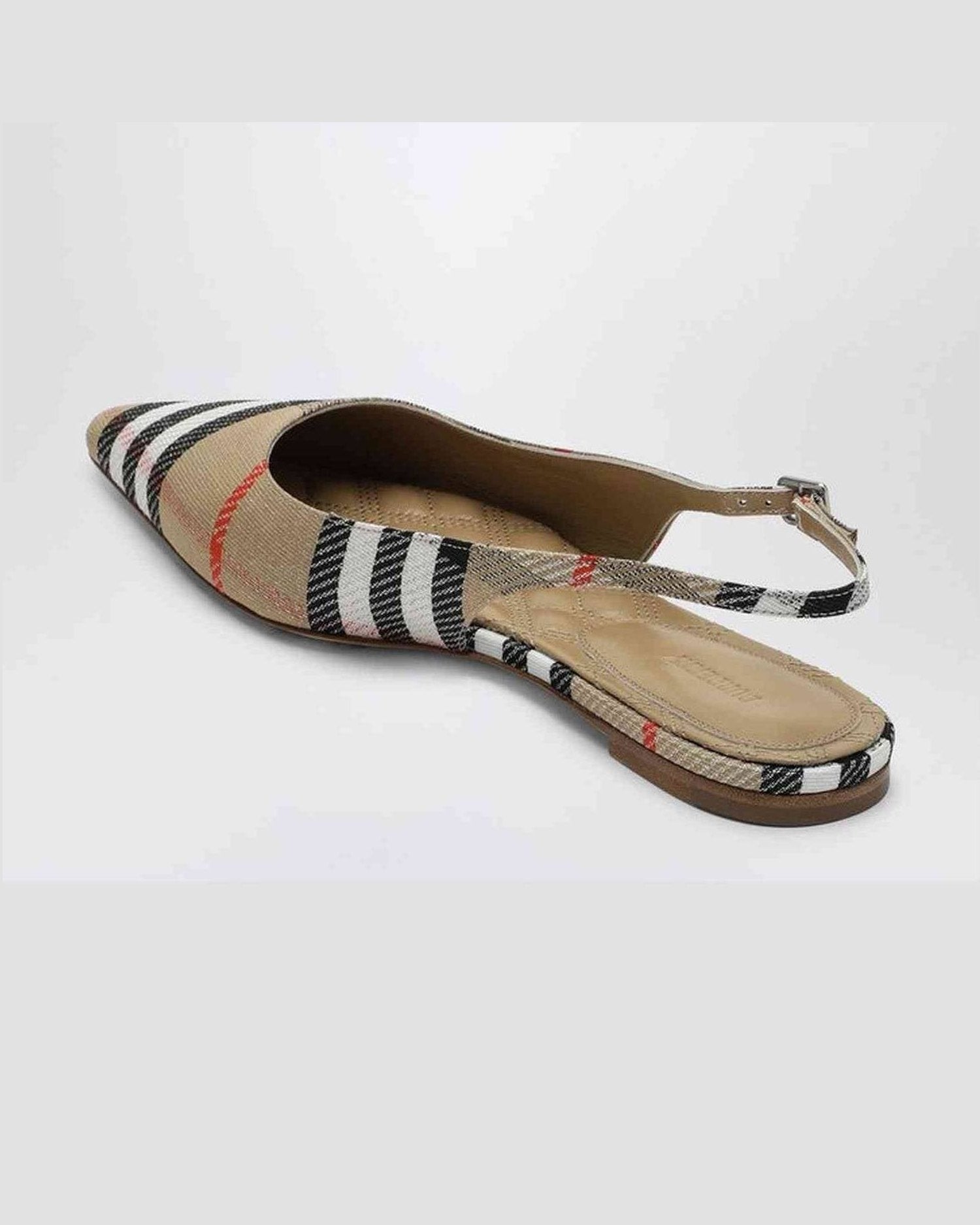 Burberry Ballerine Slingback Birdie Check Glam Steals